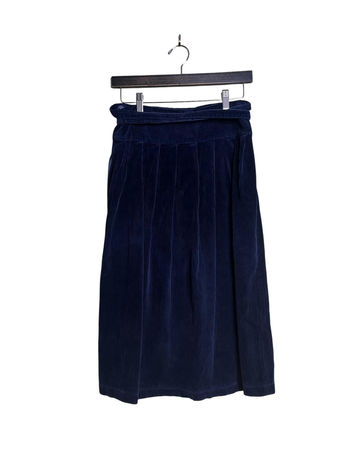 Comme des Garcons Vintage Comme des Garçons Corduroy Wrap Skirt Pleated Size 30" / US 8 / IT 44 - 2 Thumbnail