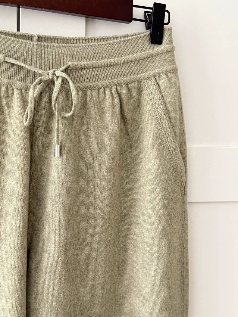 Loro Piana LORO PIANA Knitted trousers for women, 100% cashmere Size 27" / US 4 / IT 40 - 2 Thumbnail