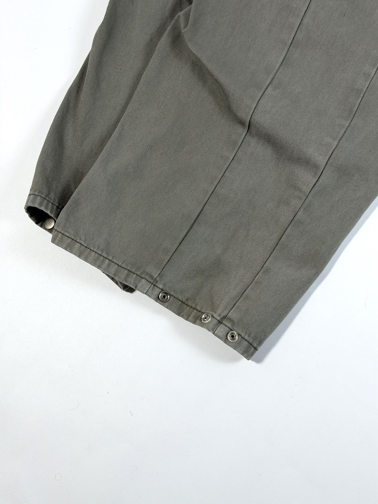 Other Toffee Side Tuck Snap Cotton Wide Pants Size US 34 / EU 50 - 5 Thumbnail