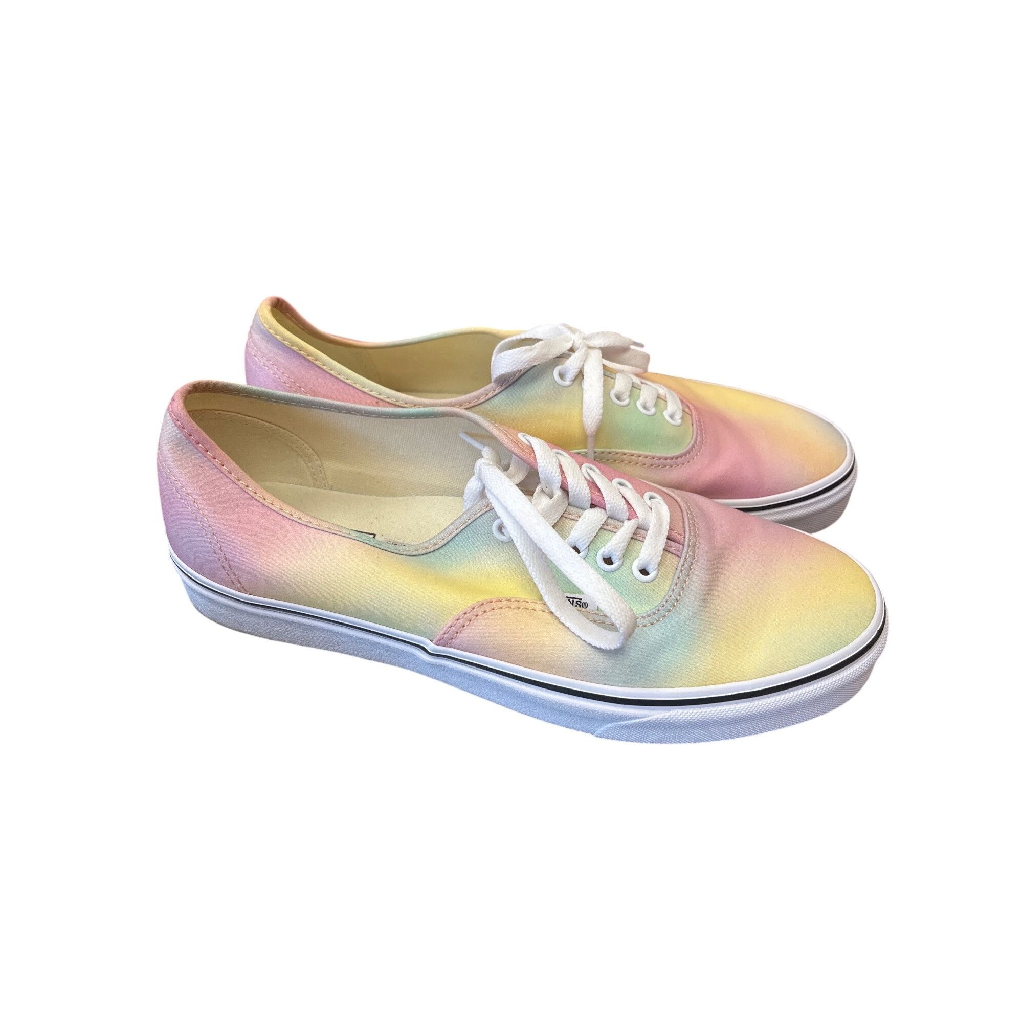 Vans Vans mens womans yellow pink low top sneakers sz 10.5m/12w S Size US 10.5 / EU 43-44 - 15 Thumbnail