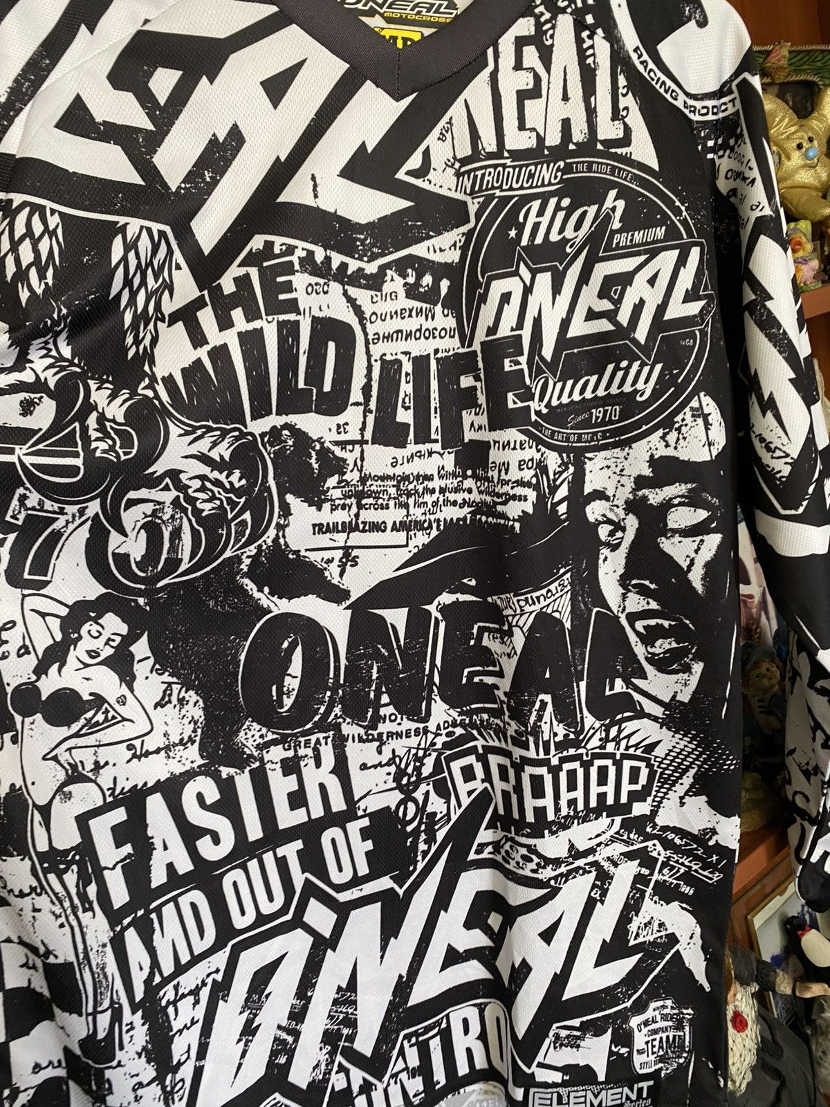 O'Neill O’Neal Motocross Element Series Jersey Comic Racing Rare Size US M / EU 48-50 / 2 - 6 Thumbnail