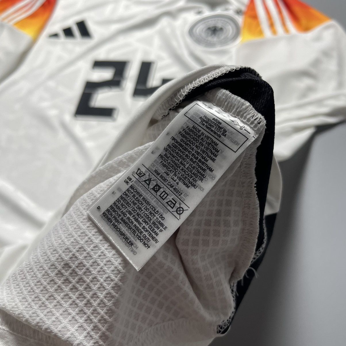 NWT GERMANY ADIDAS 2024 EURO SOCCER HOME JERSEY #24 ANDRICH