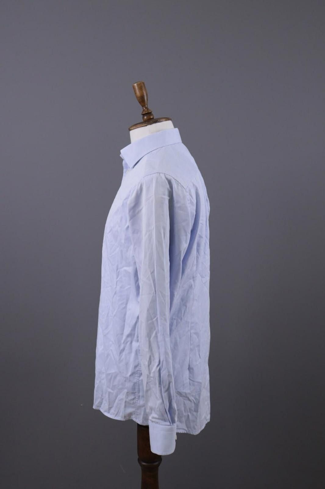 Eton Eton Contemporary Luxury Blue Down Dress Shirt Size 41 / 16 Size US M / EU 48-50 / 2 - 8 Thumbnail