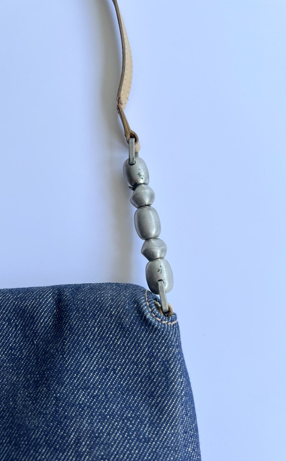 Dior RARE - Dior John Galliano - S/S00 Denim Melice Shoulder Bag Size ONE SIZE - 14 Thumbnail