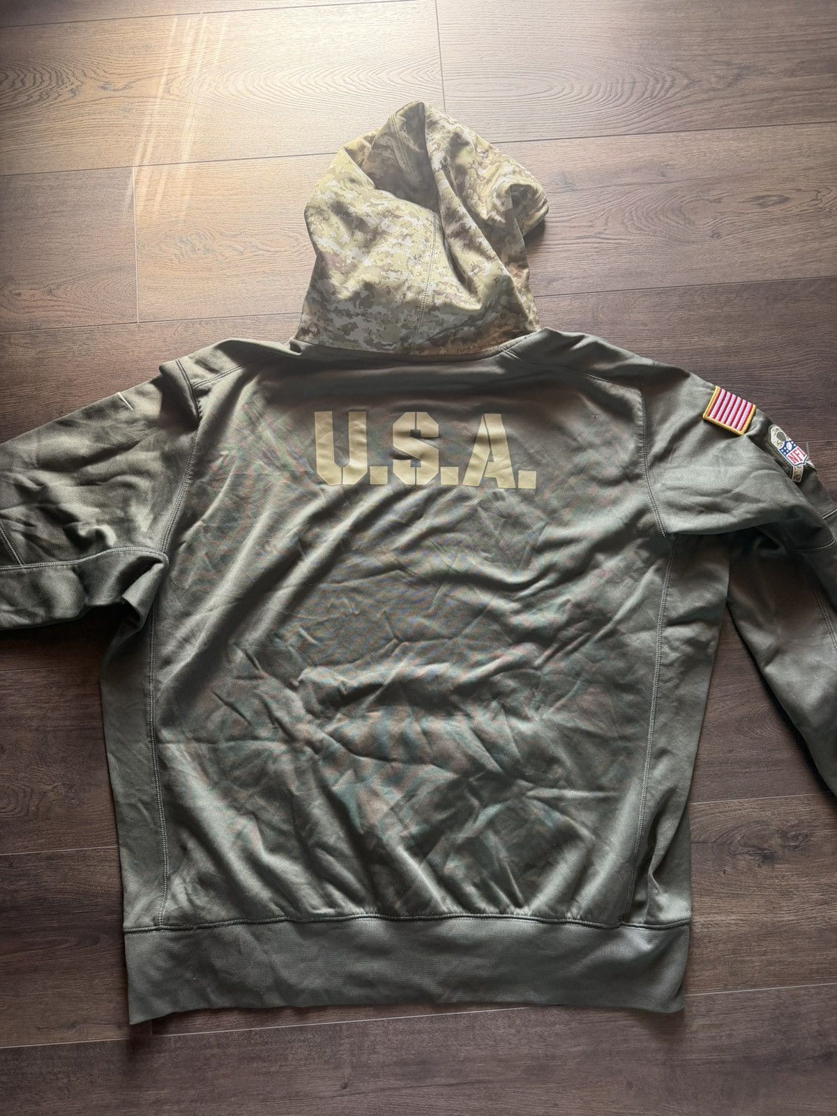 Nike Nike Philadelphia Eagles Salute Hoodie Size US XXL / EU 58 / 5 - 5 Thumbnail