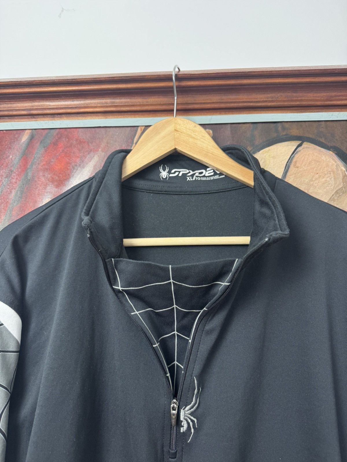 Spyder Vintage Y2k Spyder Spiderweb Active Top Spider Sport LS Size US XL / EU 56 / 4 - 4 Thumbnail