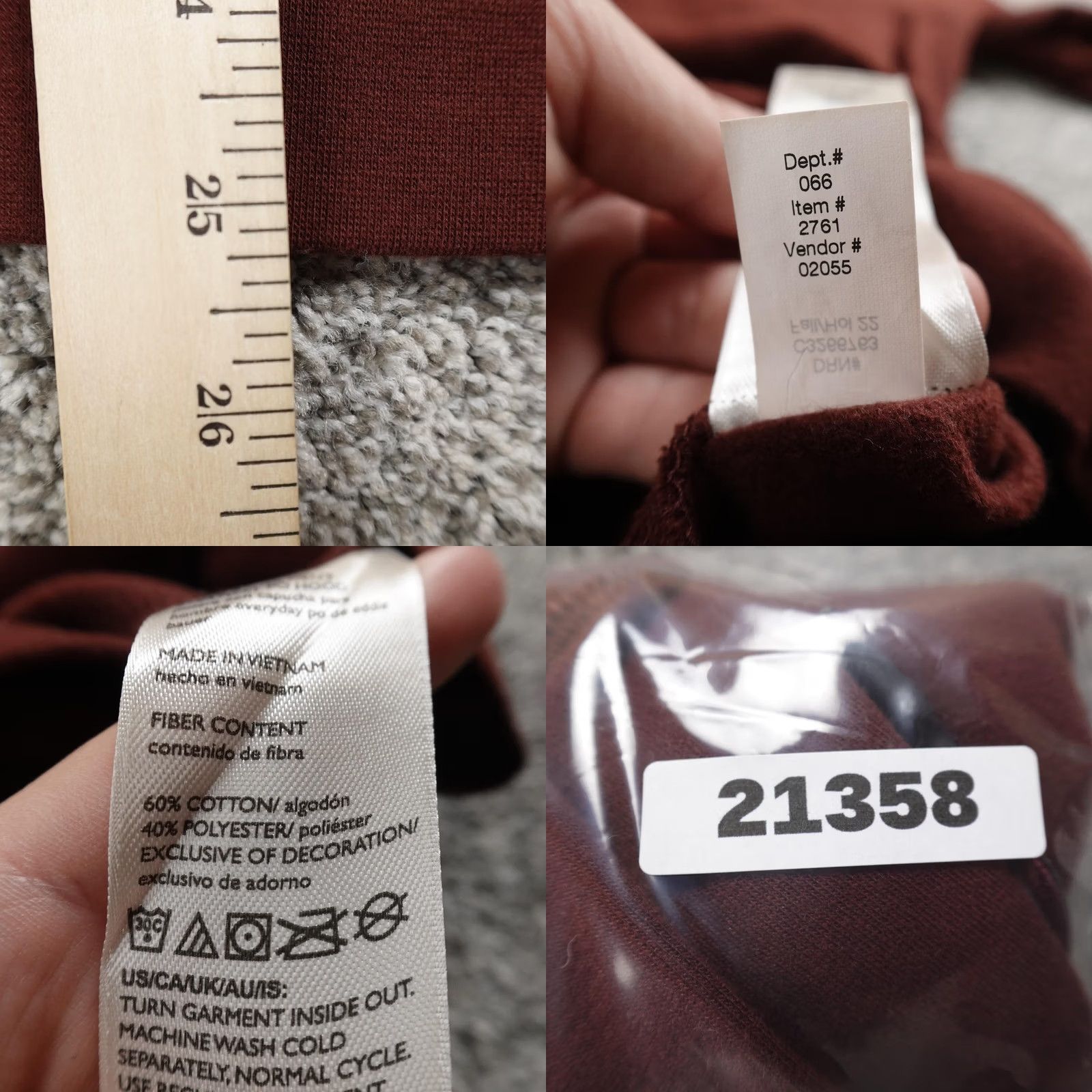 Eddie Bauer Eddie Bauer Hoodie Mens M Brown Pullover Sweatshirt Hiking Outdoor Casual Top Size US M / EU 48-50 / 2 - 8 Thumbnail