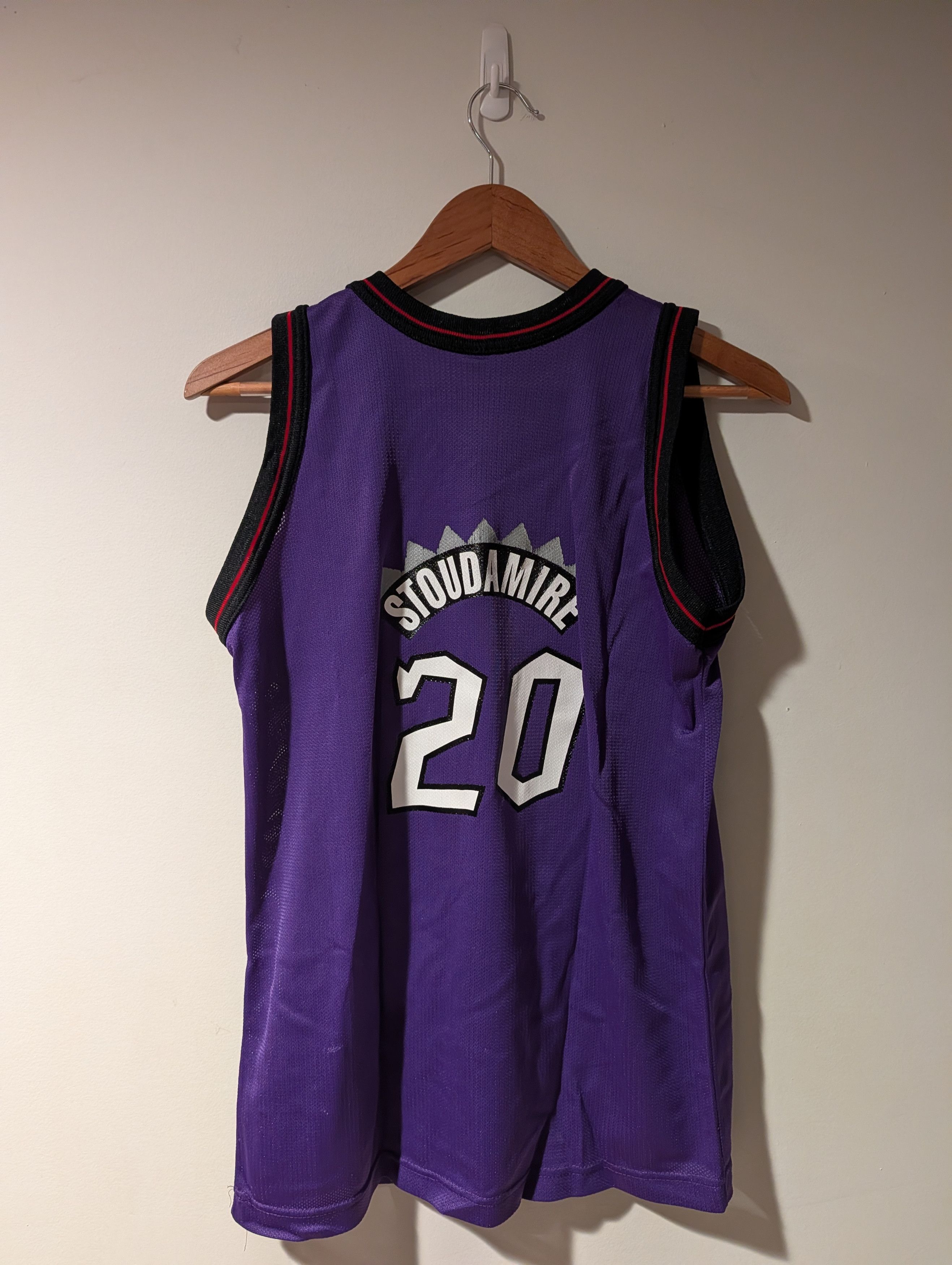 NBA Vintage Champion Toronto Raptors Jersey Youth XL Stoudamire Size US XL / EU 56 / 4 - 6 Thumbnail