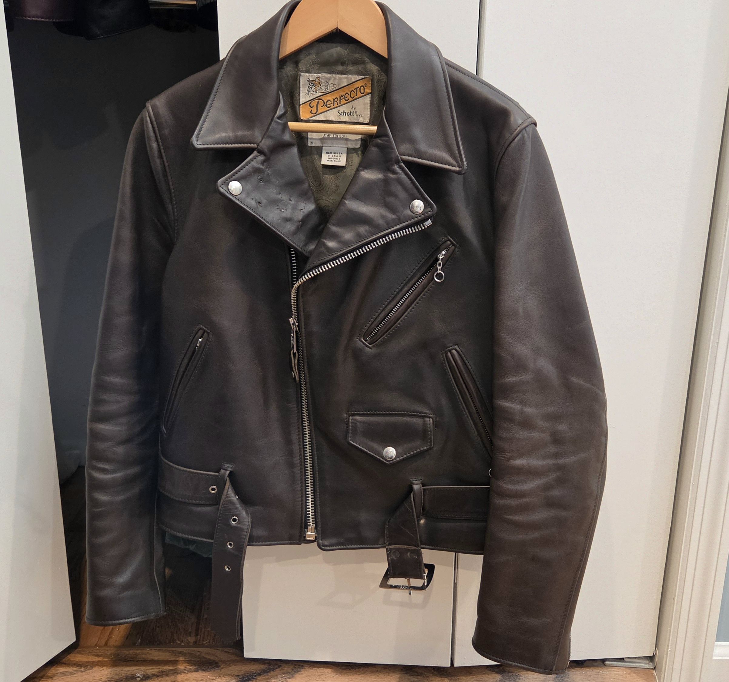 Schott Schott x Aime Leon Dore Perfecto Leather Jacket Size US S / EU 44-46 / 1 - 1 Thumbnail
