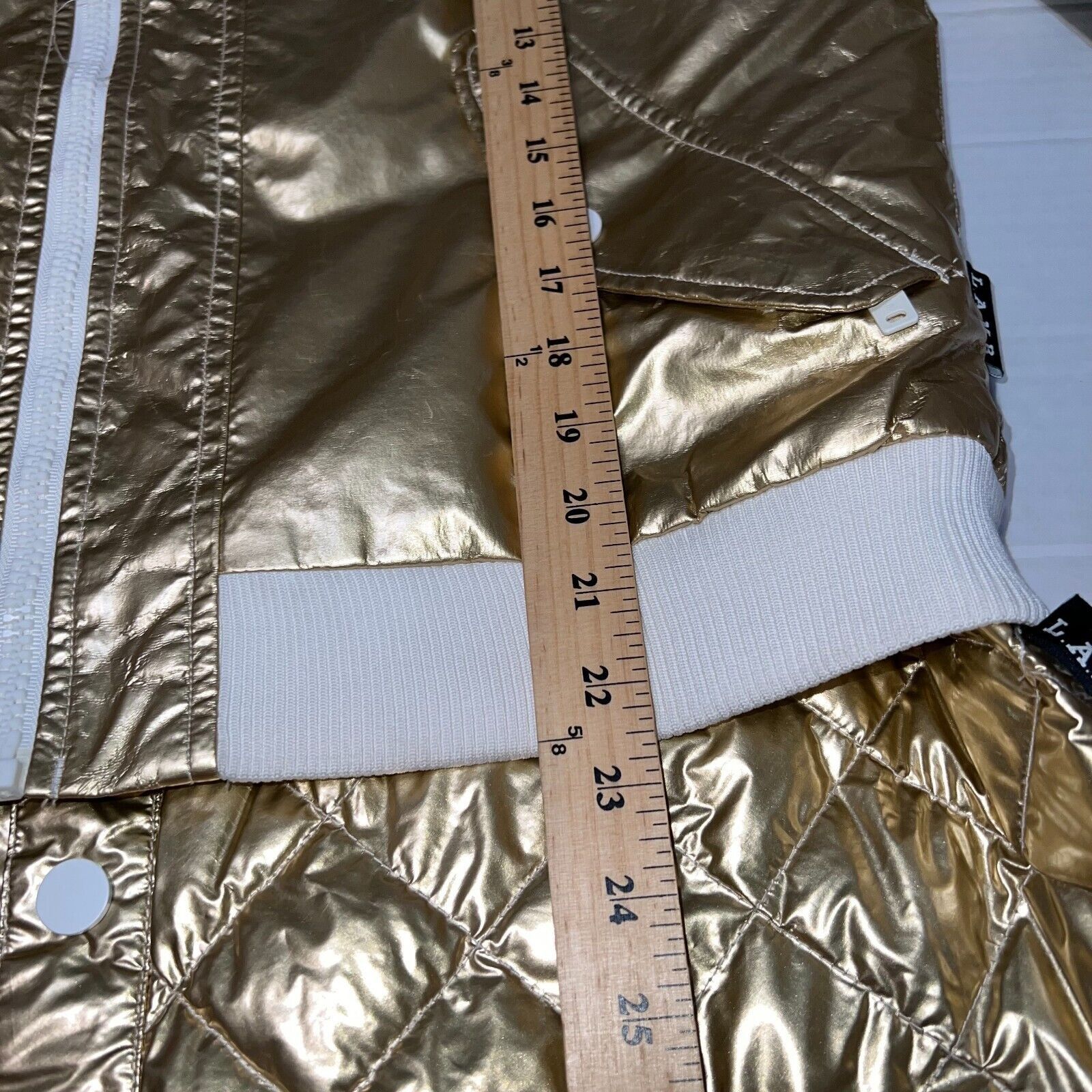 Burton L.A.M.B. By Burton DryRide Gold Metallic Jacket & Vest Large Size L / US 10 / IT 46 - 16 Thumbnail