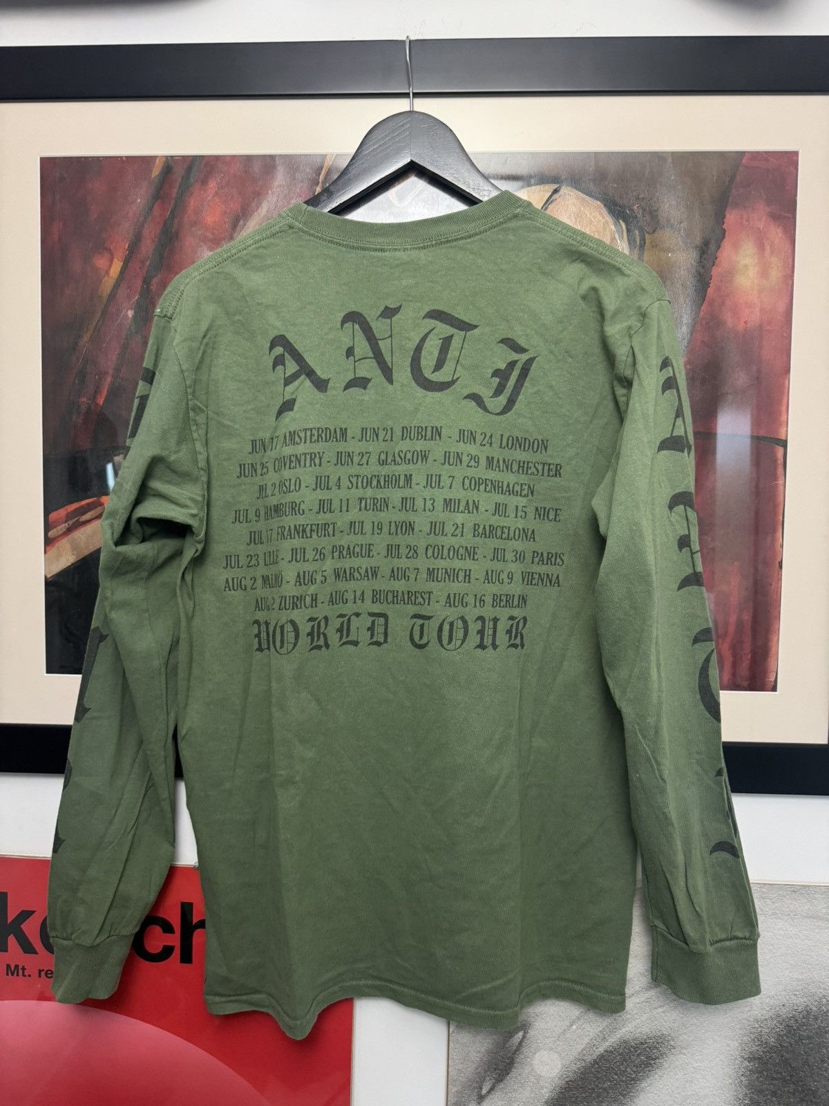 Rihanna Rihanna ANTI World Tour 2016 Graphic L/S T-shirt Asap Rocky Size US M / EU 48-50 / 2 - 2 Thumbnail
