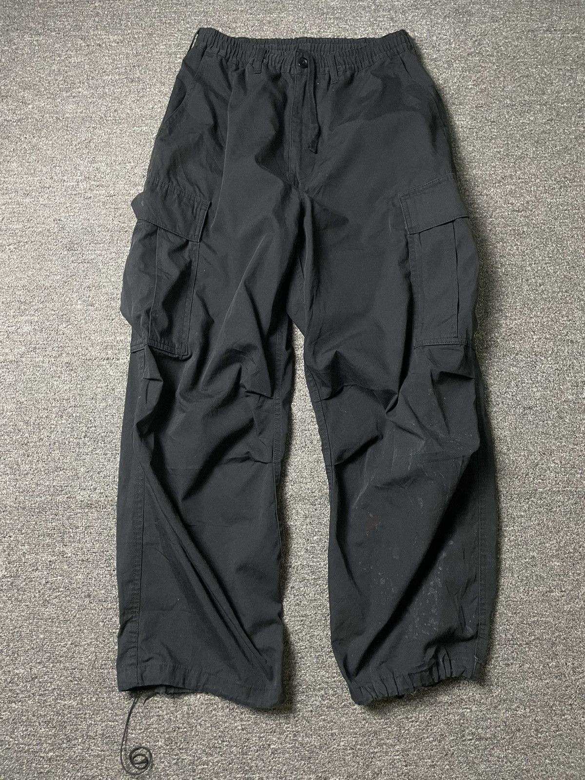 GU × Japanese Brand × Vintage GU Japanese Brand Super Wide Cargo Pants (94) Size US 28 / EU 44 - 1 Thumbnail