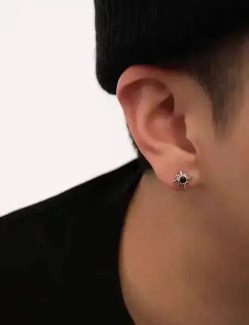 VIBE Retro punk earrings （1pairs） Size ONE SIZE - 2 Thumbnail