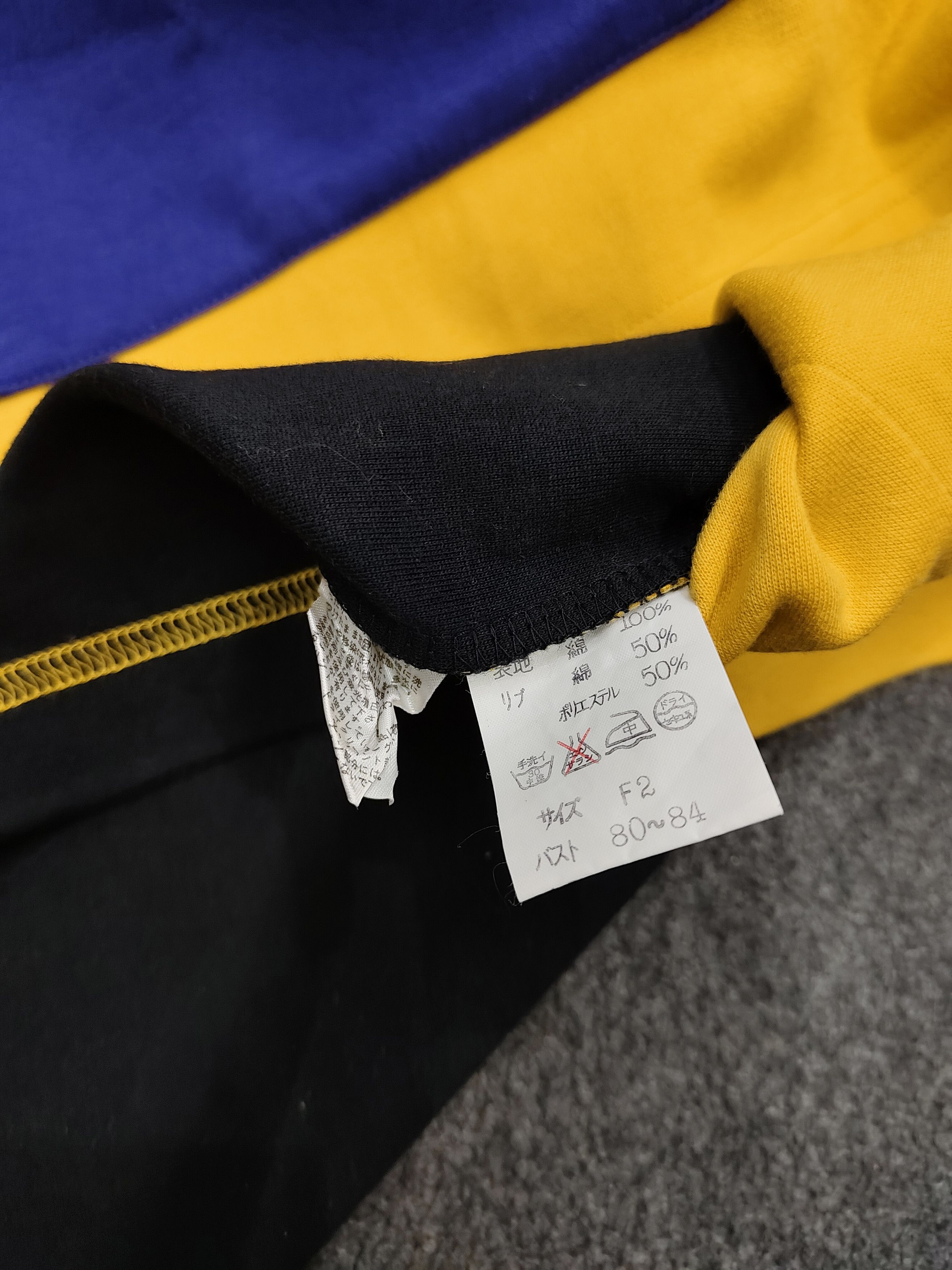 Kansai Yamamoto RARE 🇯🇵 Vtg 80s Kansai O2 Embroidered Spellout Sweatshirt Size US L / EU 52-54 / 3 - 7 Thumbnail