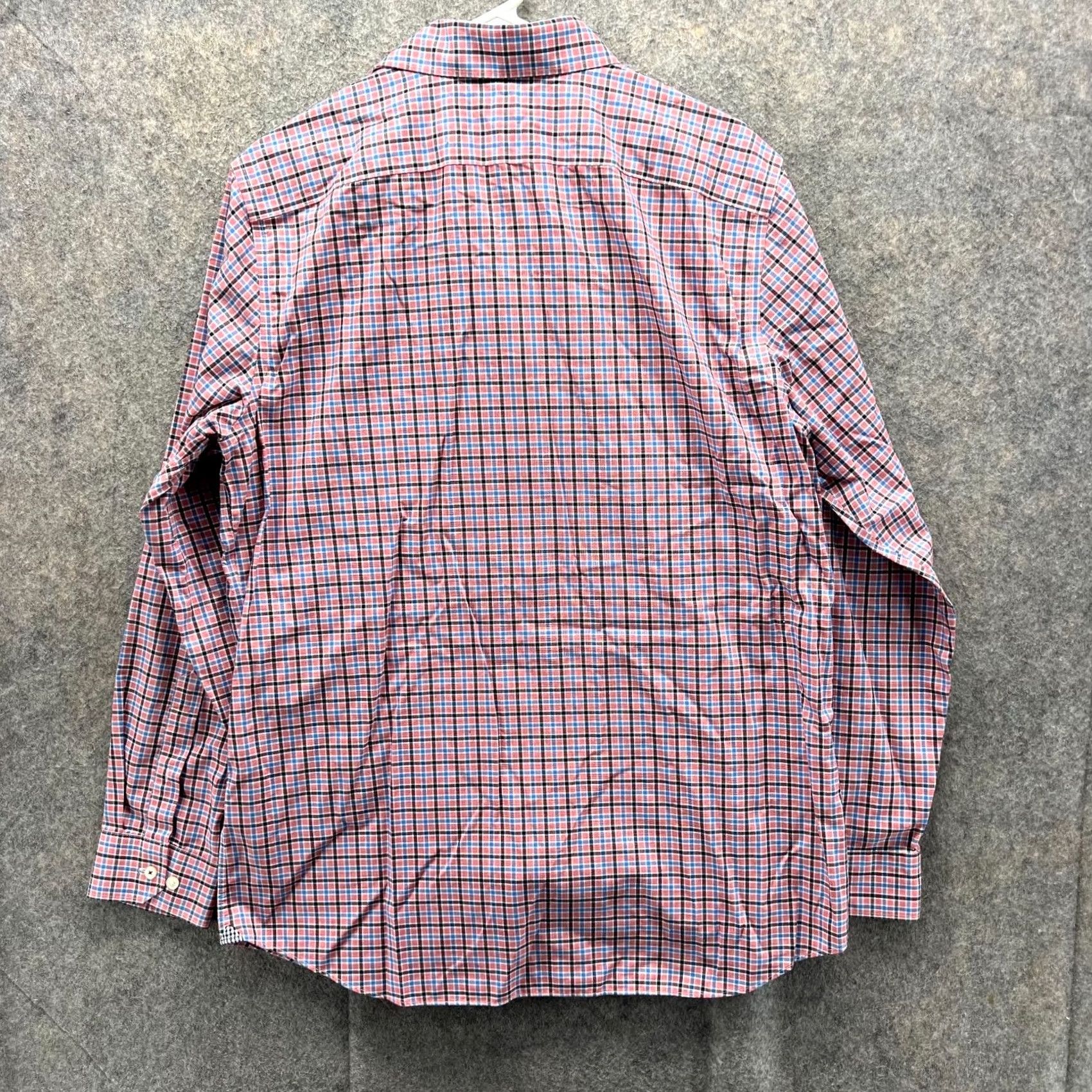 Banana Republic VINTAGE? No. Banana Republic Shirt Men Large Pink Button Down Camden Stretch Plaid Size US L / EU 52-54 / 3 - 2 Thumbnail