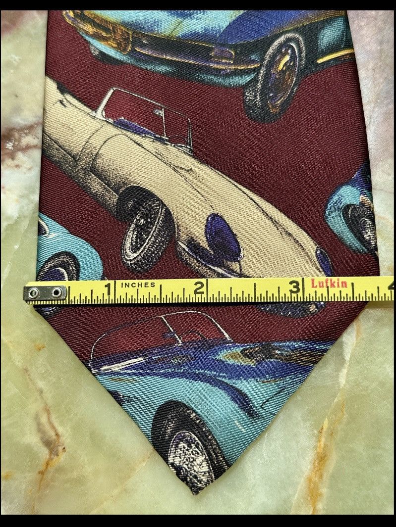 Robert Talbott VINTAGE 90s ROBERT TALBOTT TIE JAGUAR ASTON MARTIN CORVETTE Size ONE SIZE - 6 Thumbnail