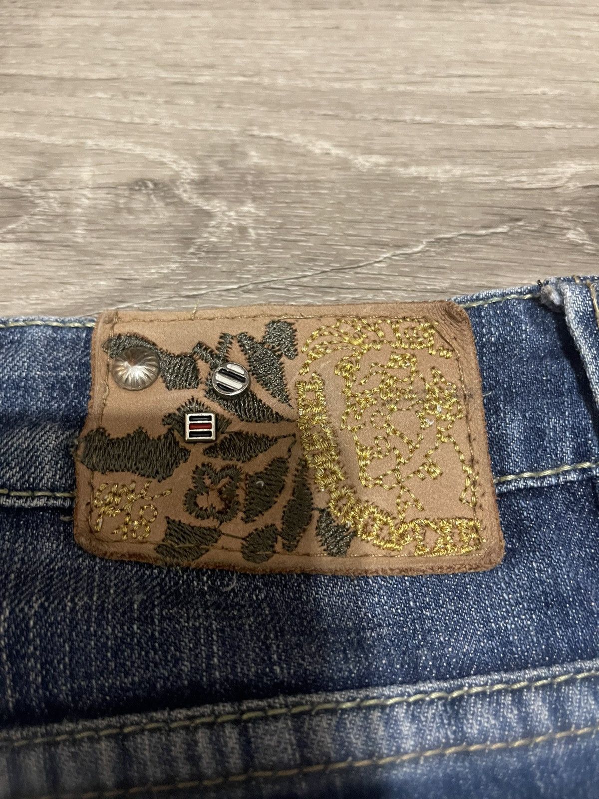 Diesel DIESEL ZATINY RIPPED FLARED VINTAGE Y2K JEANS SIZE 29 Size 24" / US 00 / IT 34 - 8 Thumbnail