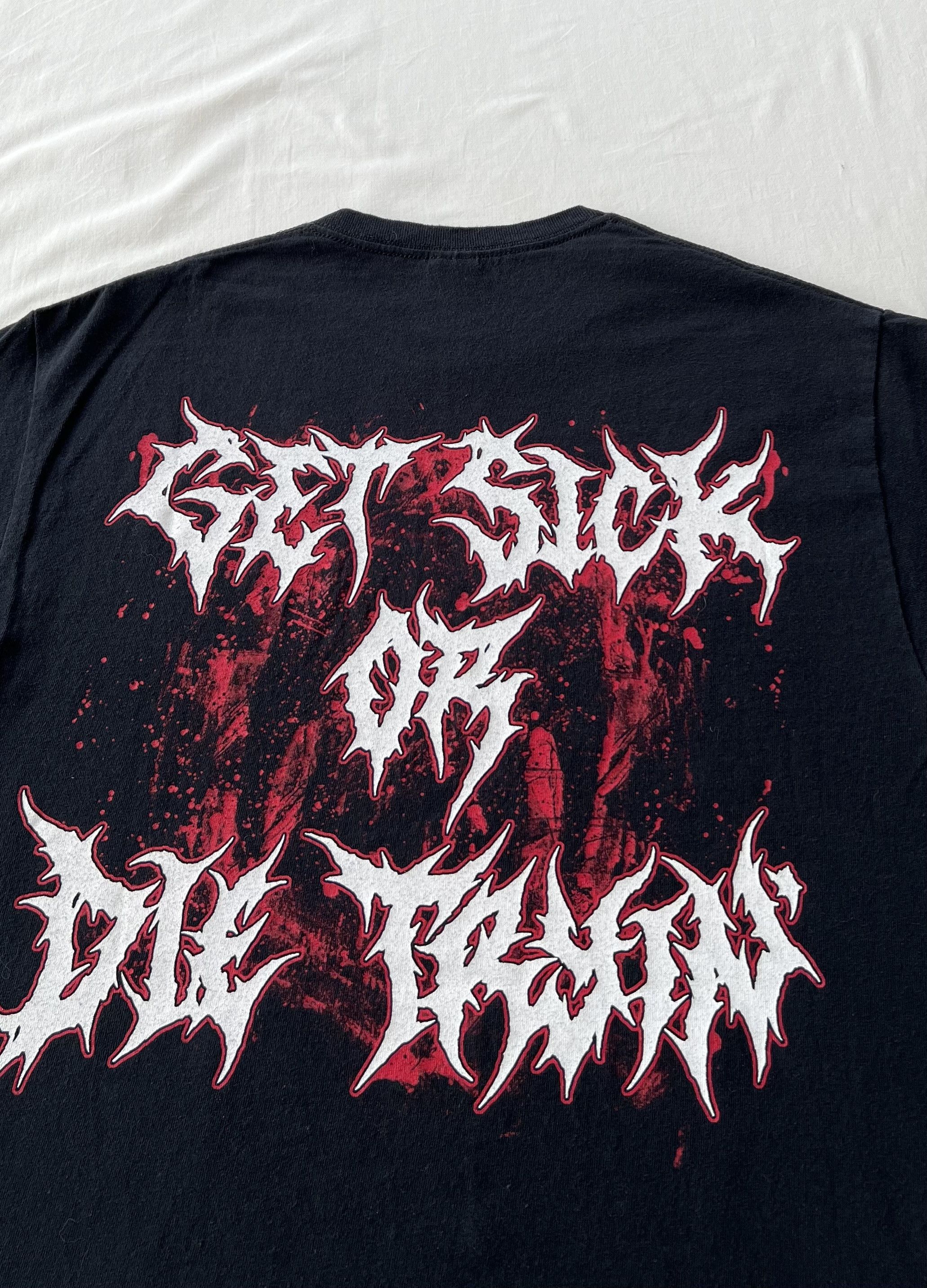 Band Tees Vintage 2000s Cumbeast Brutal Death Metal Band T-shirt Size US M / EU 48-50 / 2 - 11 Thumbnail