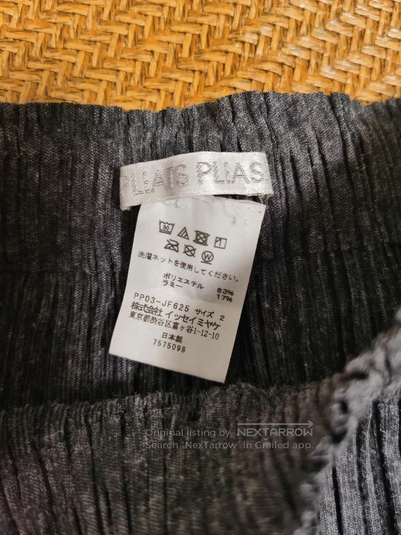 Issey Miyake Issey Miyake Charcoal Gray Wide-Leg Pants Size 25" / US 0 / IT 36 - 4 Thumbnail