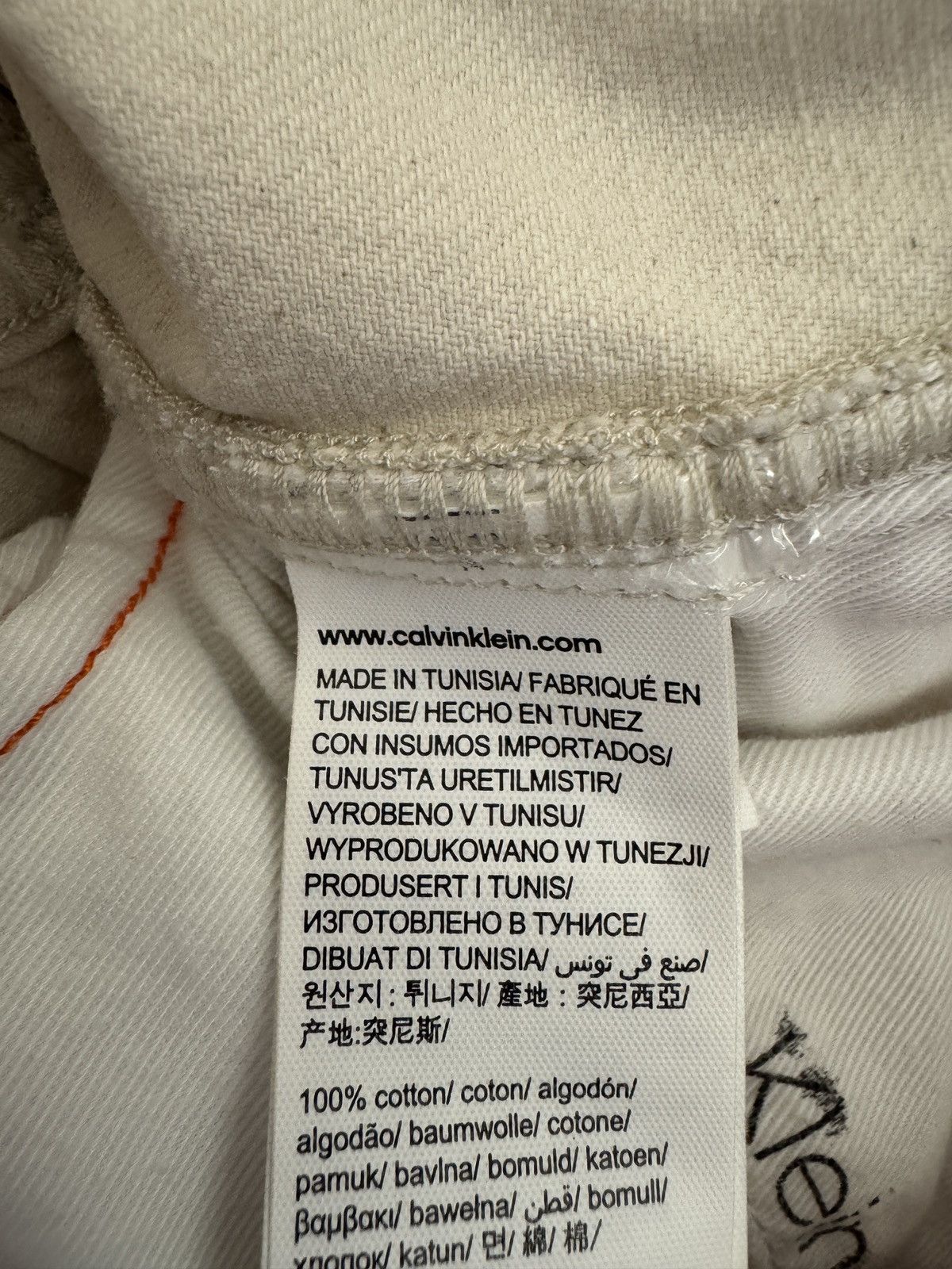 Calvin Klein × Heron Preston Calvin Klein x Heron Preston White Carpenter Pant Size US 32 / EU 48 - 8 Thumbnail