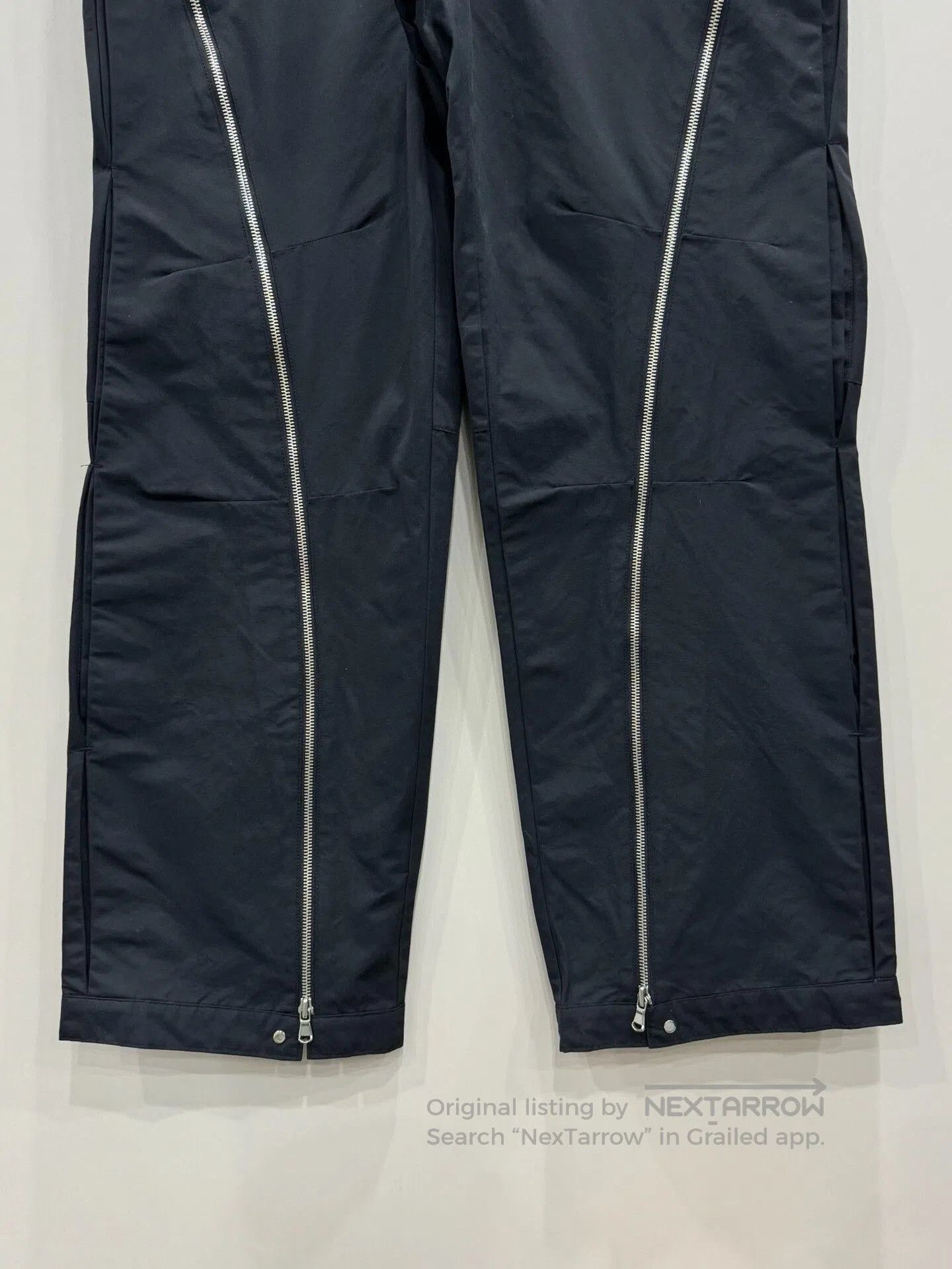 Vintage AOP Project Tailored Curved Zip Pants. Size US 26 / EU 42 - 4 Thumbnail