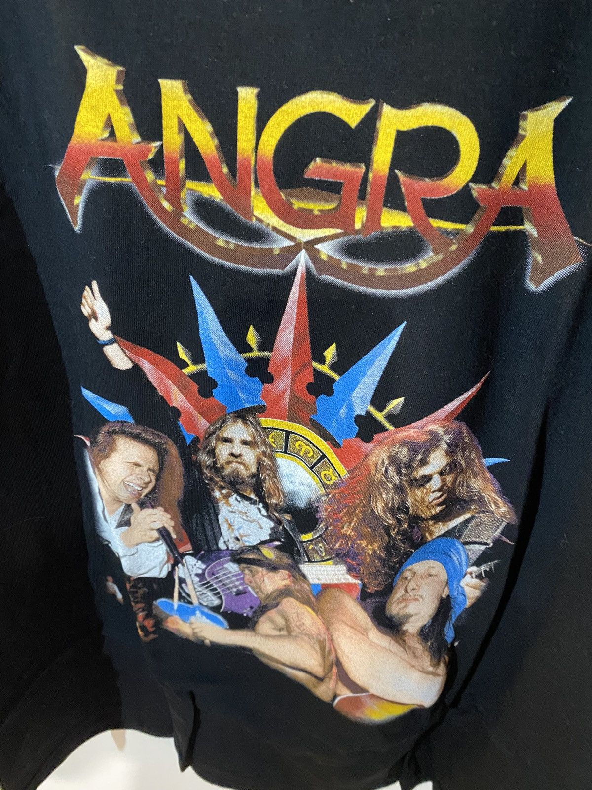 Band Tees × Vintage Vintage late 90s Angra holy lane tour shirt Size US L / EU 52-54 / 3 - 2 Thumbnail