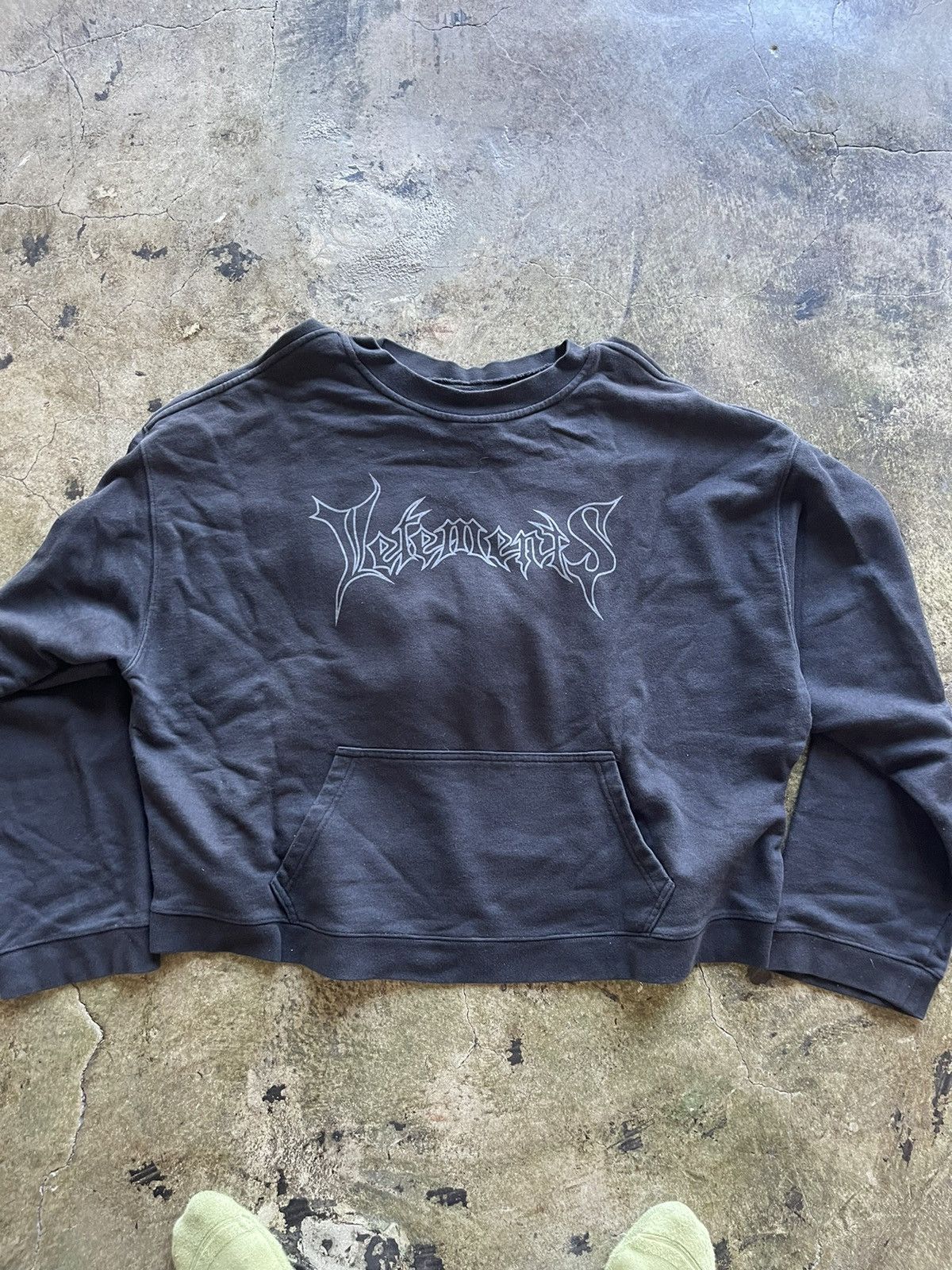 Vetements Vetements x Champion Reversible Hoodie/Crew sweater Size US L / EU 52-54 / 3 - 6 Thumbnail