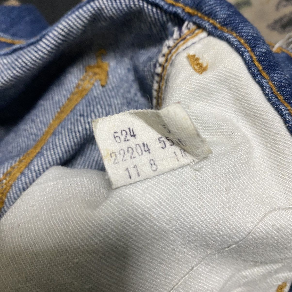 Levi's Vintage 70s Levis Fresh Produce 624 Flare Jeans Size 29" - 22 Thumbnail