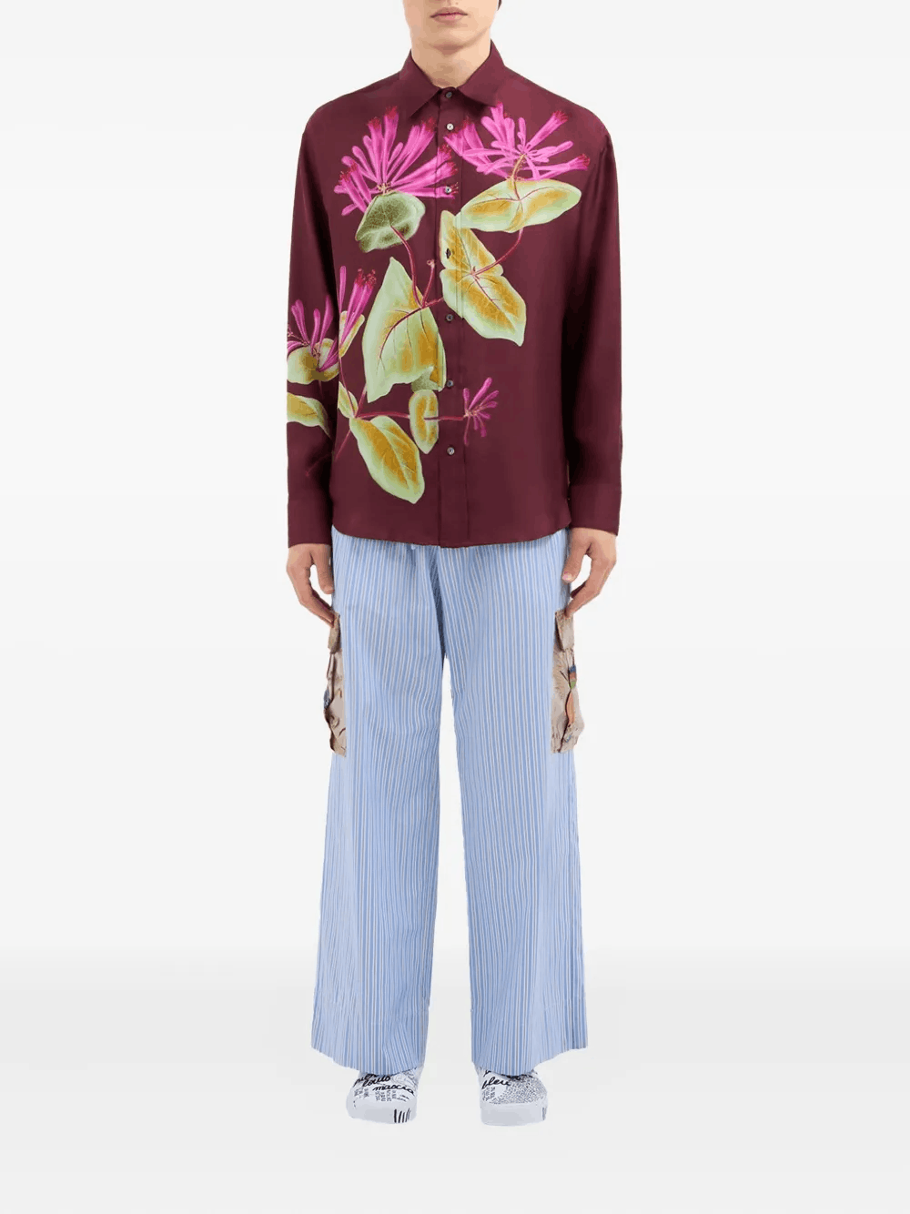 Other Floral-Print Shirt | Red – Bold & Stylish Statement Piece Size US S / EU 44-46 / 1 - 3 Thumbnail
