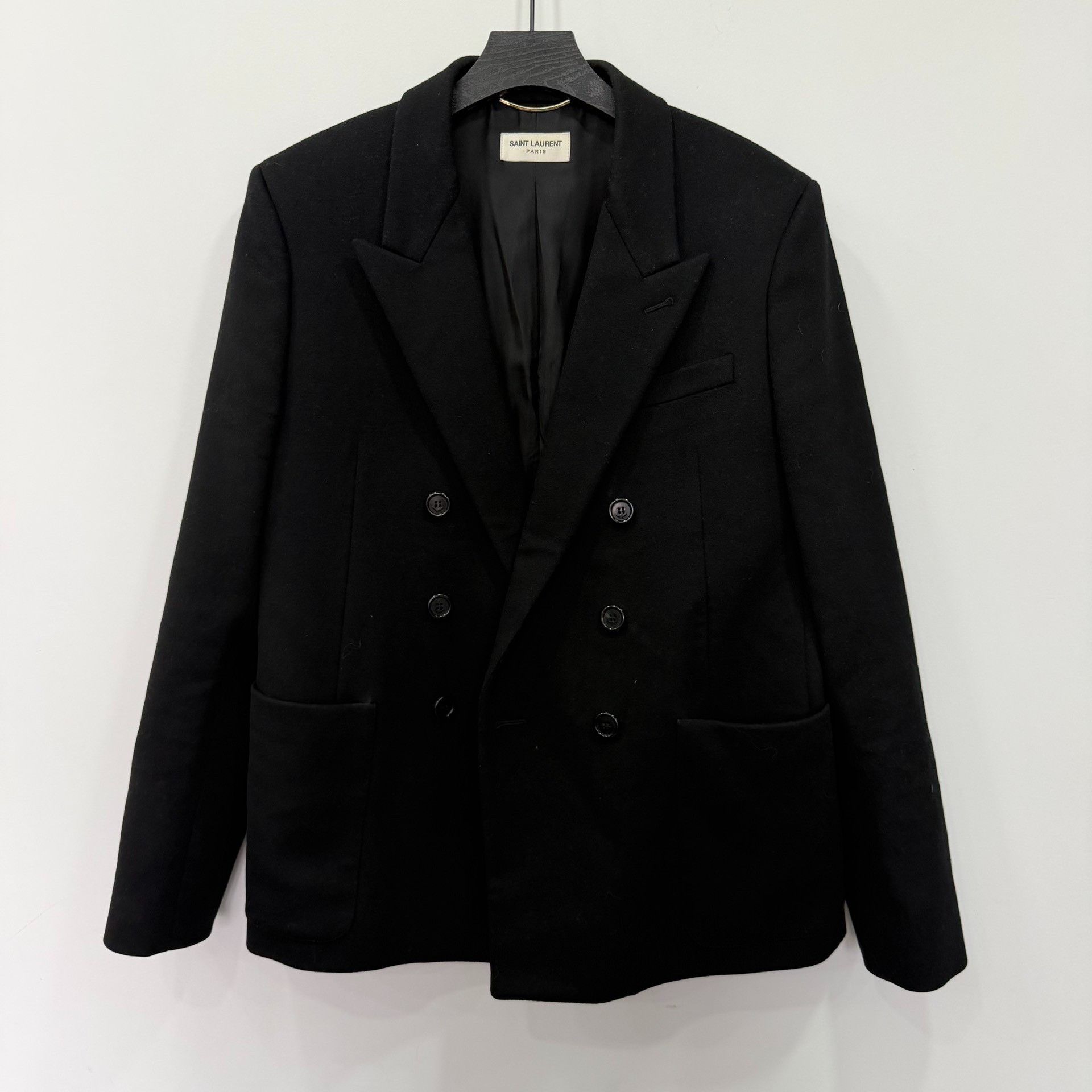 Saint Laurent Paris Saint Laurent Paris Formal Black Jacket it_40 Women Size S / US 4 / IT 40 - 1 Thumbnail