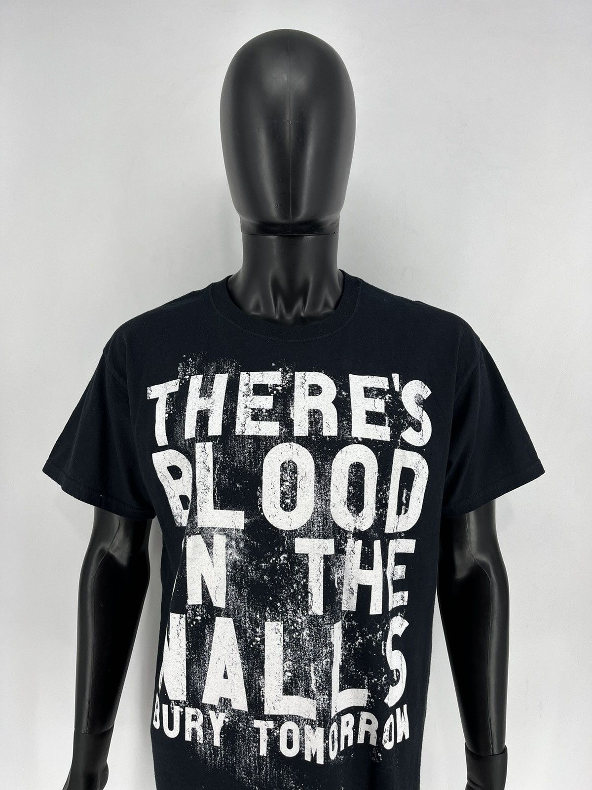 Band Tees Vintage Y2K Bury Tomorrow – Bitemarks Lyrics Band Rock Stree Size US L / EU 52-54 / 3 - 1 Thumbnail