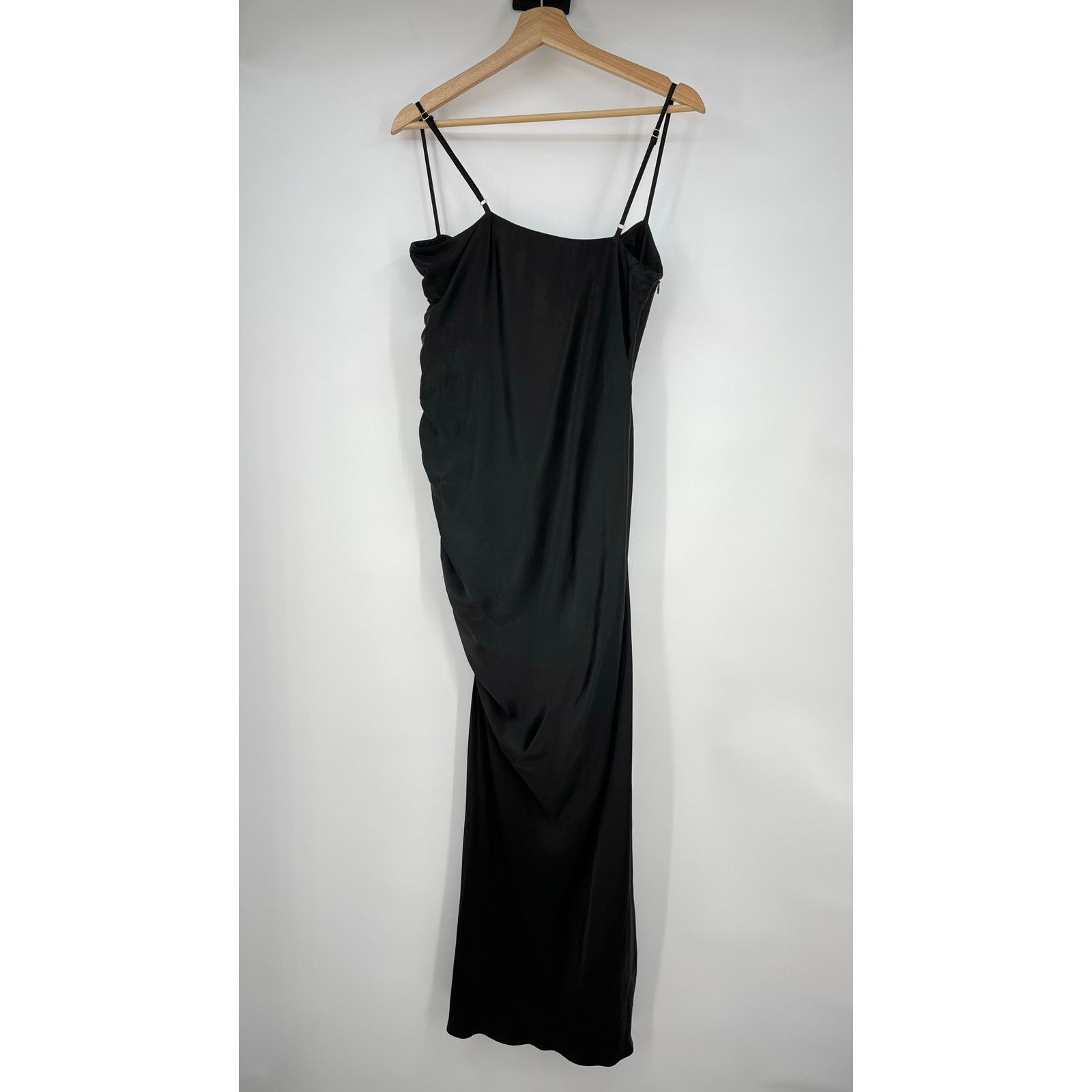 Shona Joy Shona Joy | Thalia Midi Dress Black Asymmetrical Dress 6 Size M / US 6-8 / IT 42-44 - 5 Thumbnail