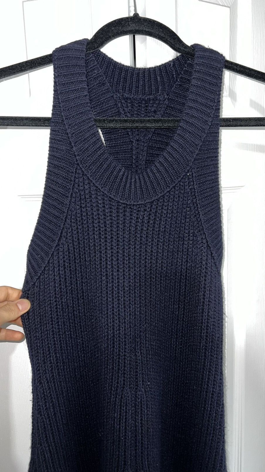 Yohji Yamamoto Yohji Yamamoto Heavy Wool Knitted Sweater Pocket Dress Size XS / US 0-2 / IT 36-38 - 1 Thumbnail