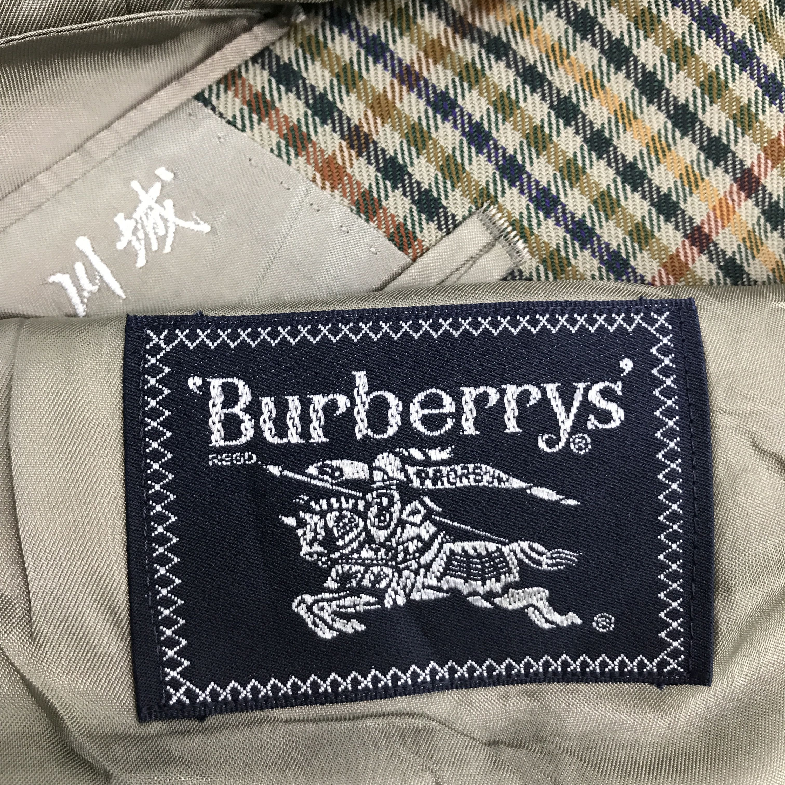 Burberry × Japanese Brand BURBERRYS FLANNEL BLAZER COAT JACKET Size US L / EU 52-54 / 3 - 11 Thumbnail