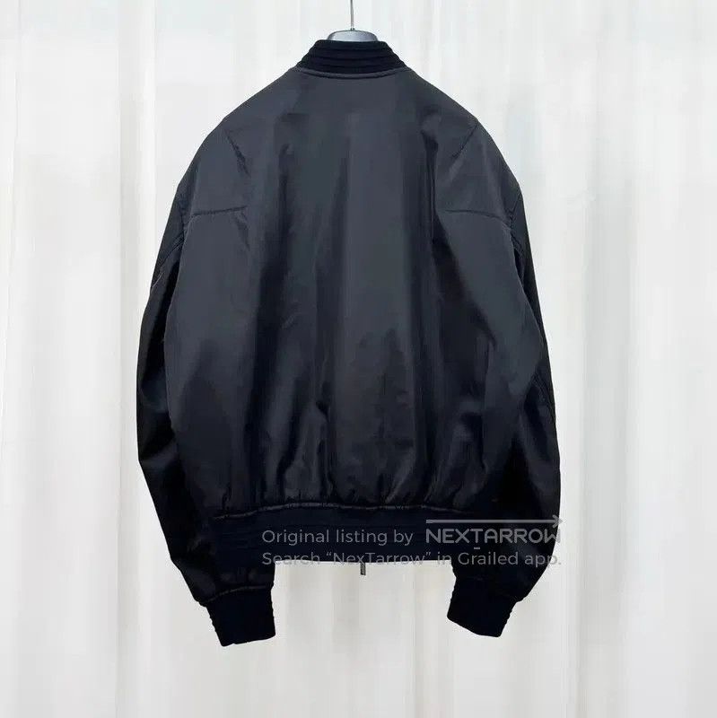 Dior Dior Men's Black Embroidered Bomber Jacket . Size US XL / EU 56 / 4 - 2 Thumbnail