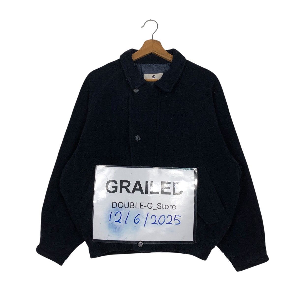 Japanese Brand 📌Vintage Wool Bomber Jacket Cittafascino Issey Miyake Size US M / EU 48-50 / 2 - 2 Thumbnail