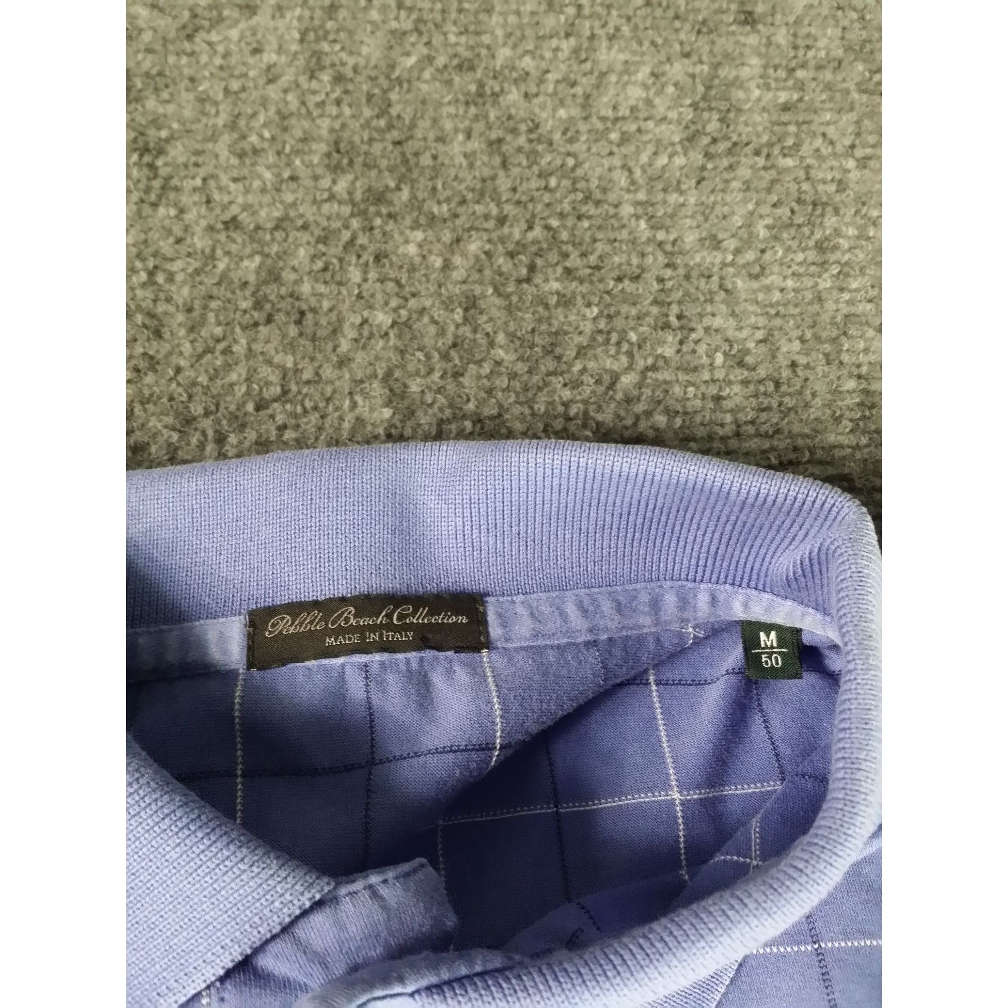 Lone Cypress By Pebble Beach Pebble Beach Collection Golf Links Polo Men Sz M Blue Embroi Size US M / EU 48-50 / 2 - 7 Thumbnail