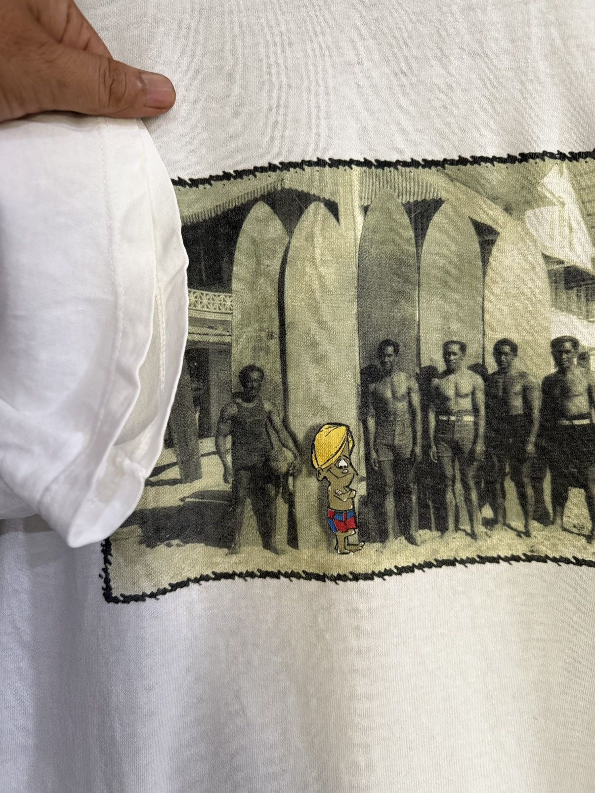Vintage Vintage 90s Murphy Surfer Publications Photo tee Size US L / EU 52-54 / 3 - 5 Thumbnail