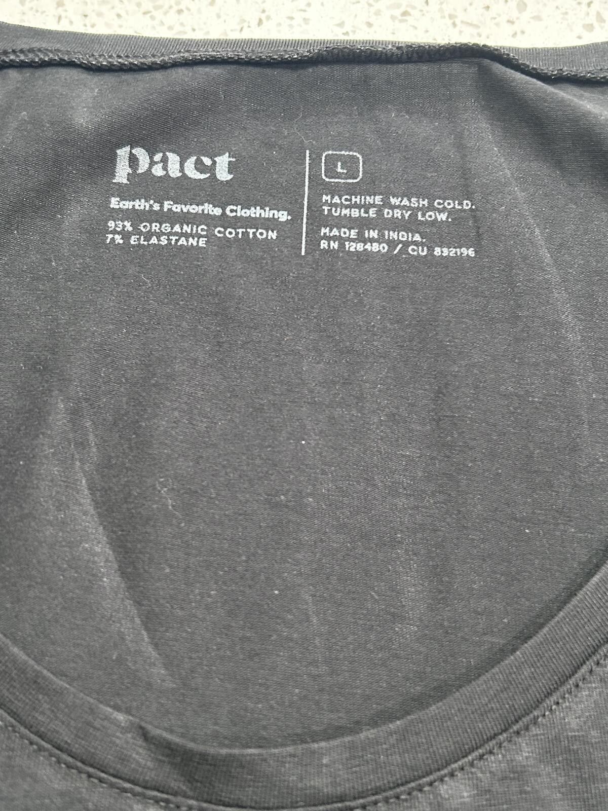 Patagonia Pact Organic Cotton Black Round Neck Tank Top NWT Size Large Size L / US 10 / IT 46 - 5 Thumbnail