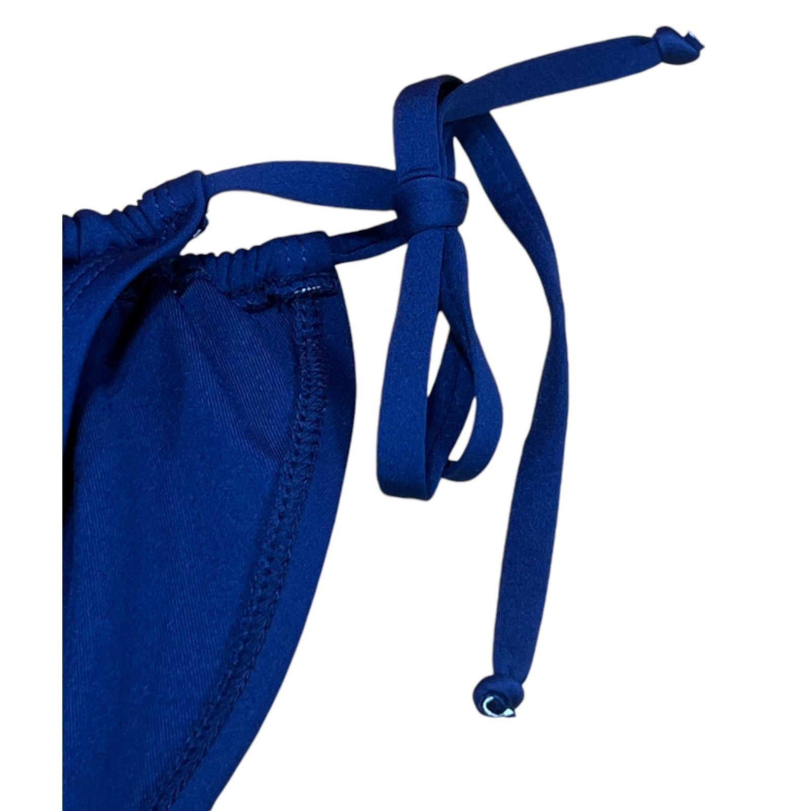 Other Liberty & Justice - Women's Tie Side Bikini Bottom - Navy Bl Size ONE SIZE - 7 Thumbnail