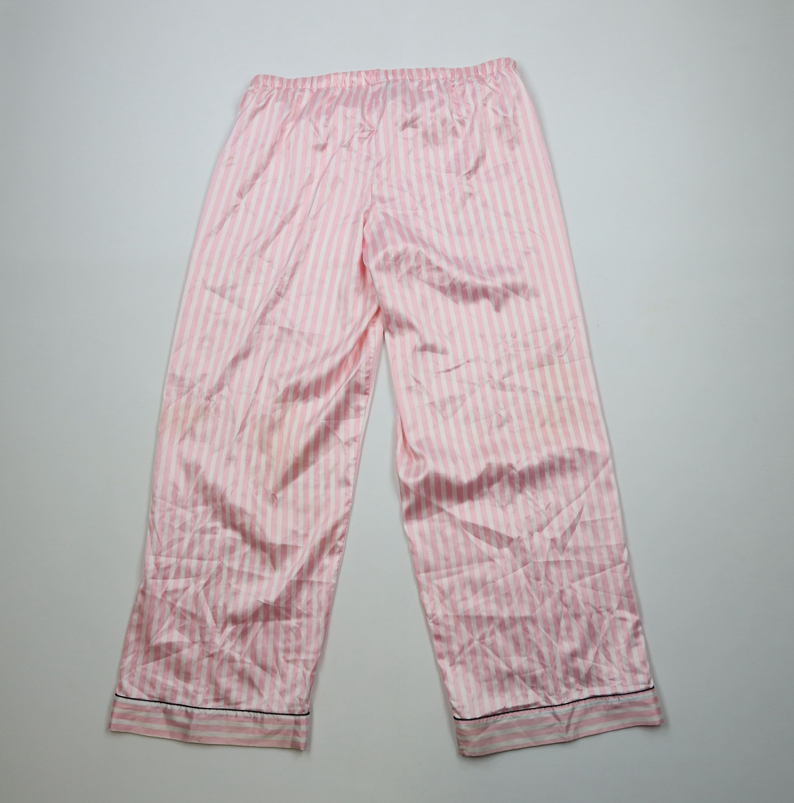 Victoria's Secret × Vintage Vintage Victoria's Secret Silky Polyester Striped Pajamas Size L / US 10 / IT 46 - 17 Thumbnail