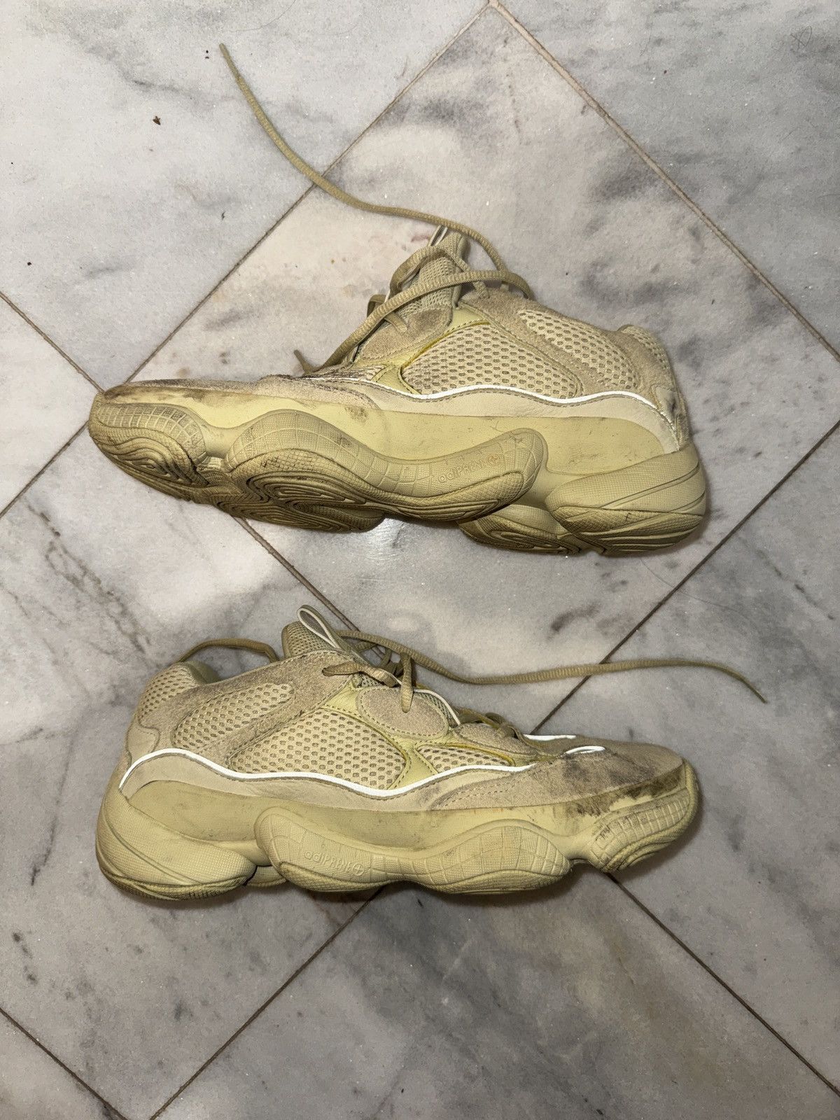 Yeezy Adidas yeezy 500 super moon yellow Size US 10 / EU 43 - 1 Thumbnail
