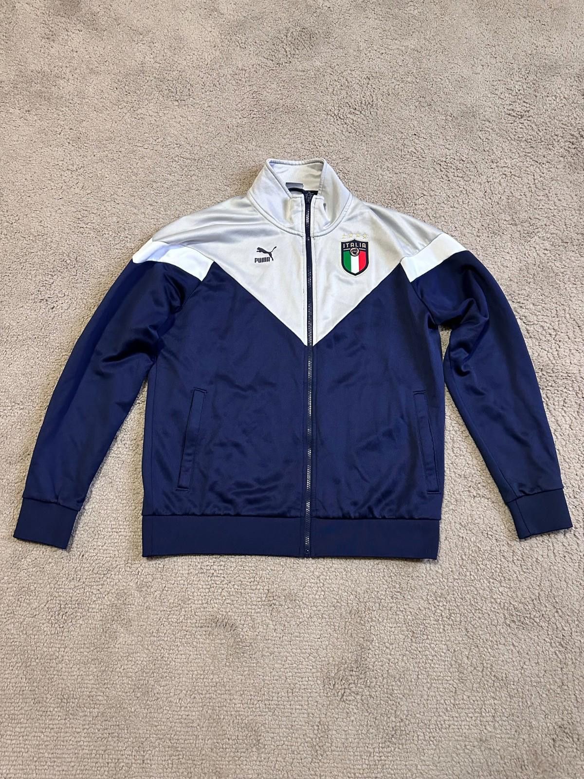 Puma Puma Italy 2020/21 Football Soccer Track Jacket Sz L Size US L / EU 52-54 / 3 - 1 Thumbnail