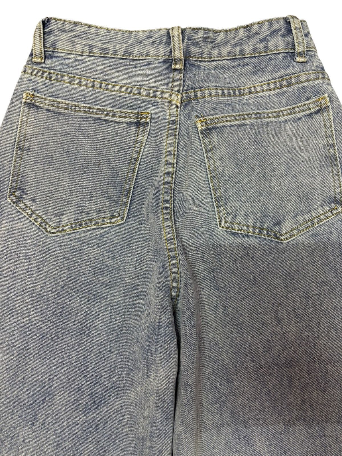 Japanese Brand Vtg Japanese Brand Baggy Blue Washed Jeans Size 30" / US 8 / IT 44 - 6 Thumbnail