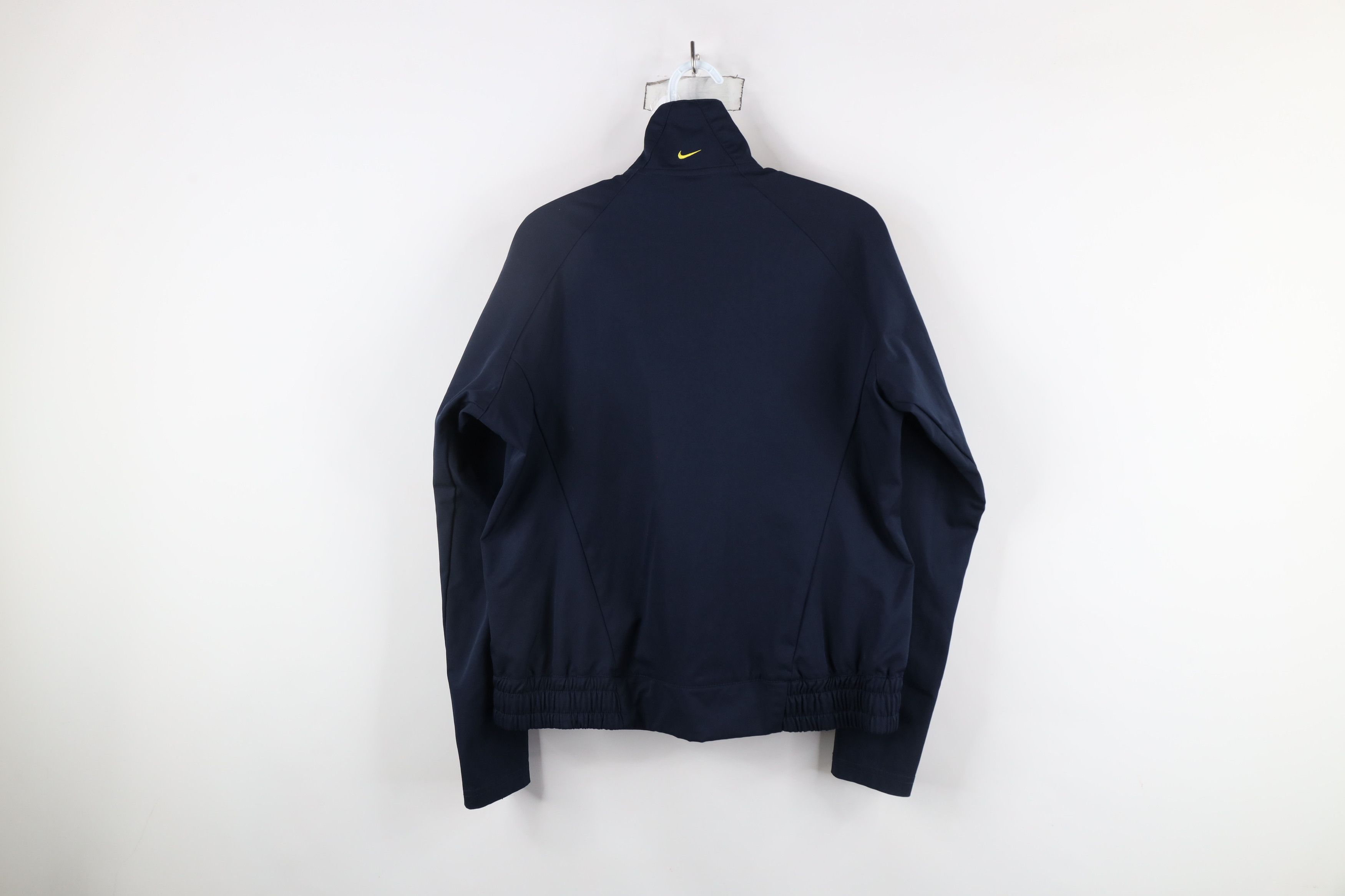 Nike × Vintage Vintage Nike Scott Mini Swoosh Striped Full Zip Jacket Blue Size XL / US 12-14 / IT 48-50 - 14 Thumbnail