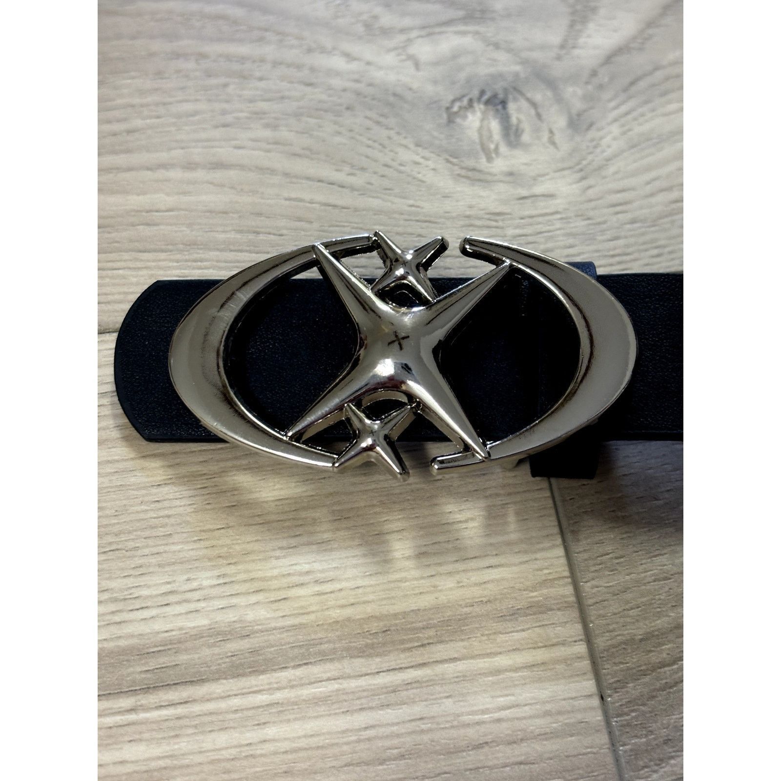 Japanese Brand Black Triple Star Belt Size 30 - 1 Thumbnail