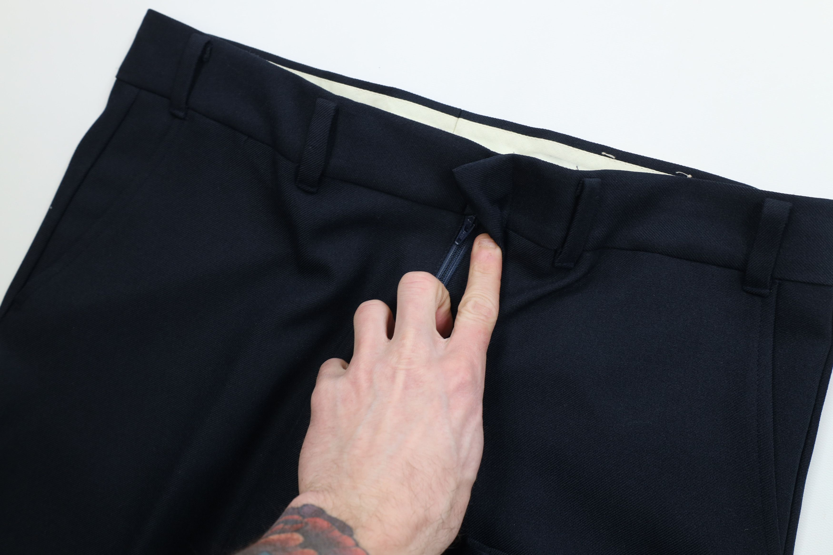 Vintage Deadstock Vintage 70s Streetwear Wide Leg Chino Pants USA Size US 36 / EU 52 - 7 Thumbnail