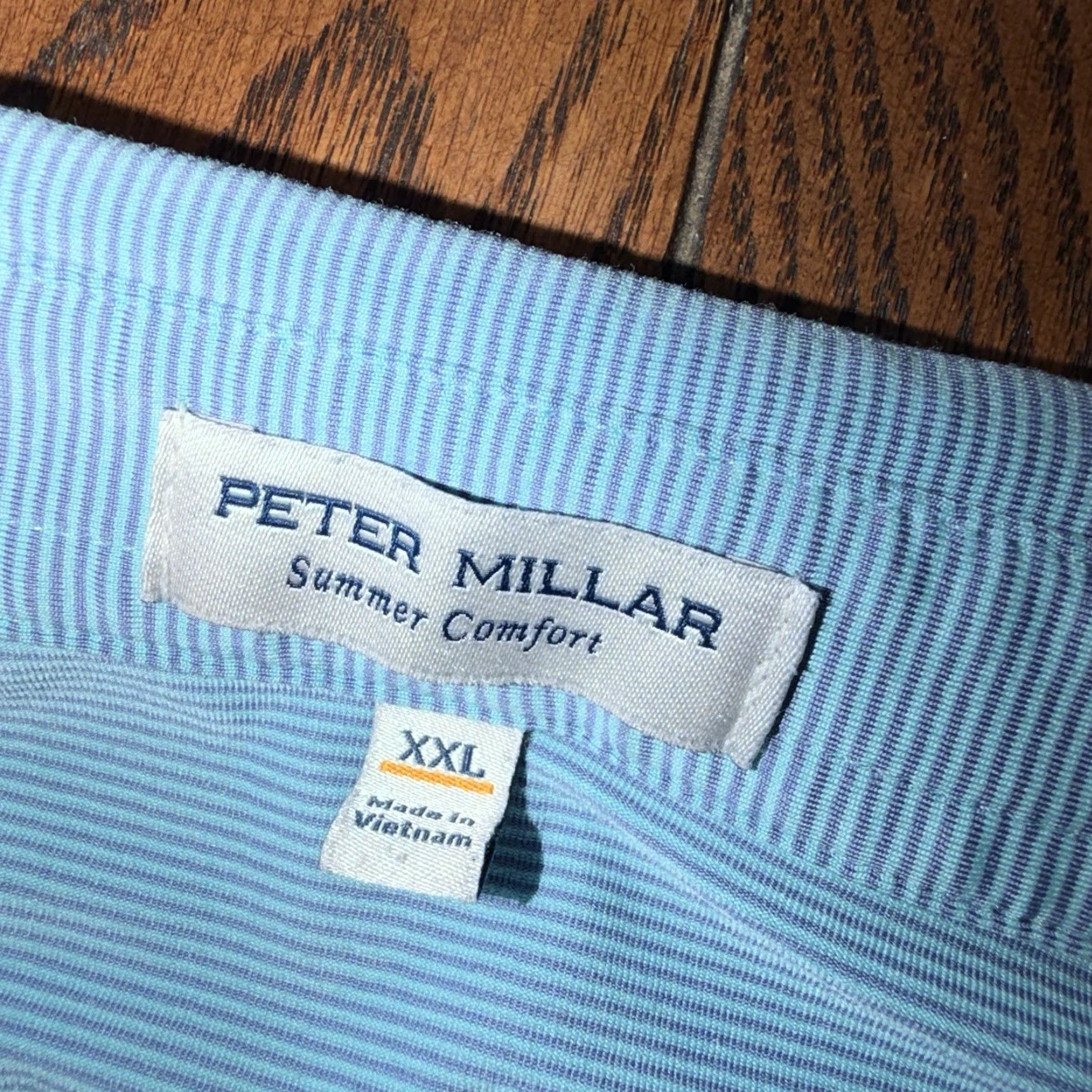 Peter Millar Peter Millar Polo Shirt Men’s XXL Blue Purple Striped Summer Comfort Golf VBCC Size US XXL / EU 58 / 5 - 3 Thumbnail