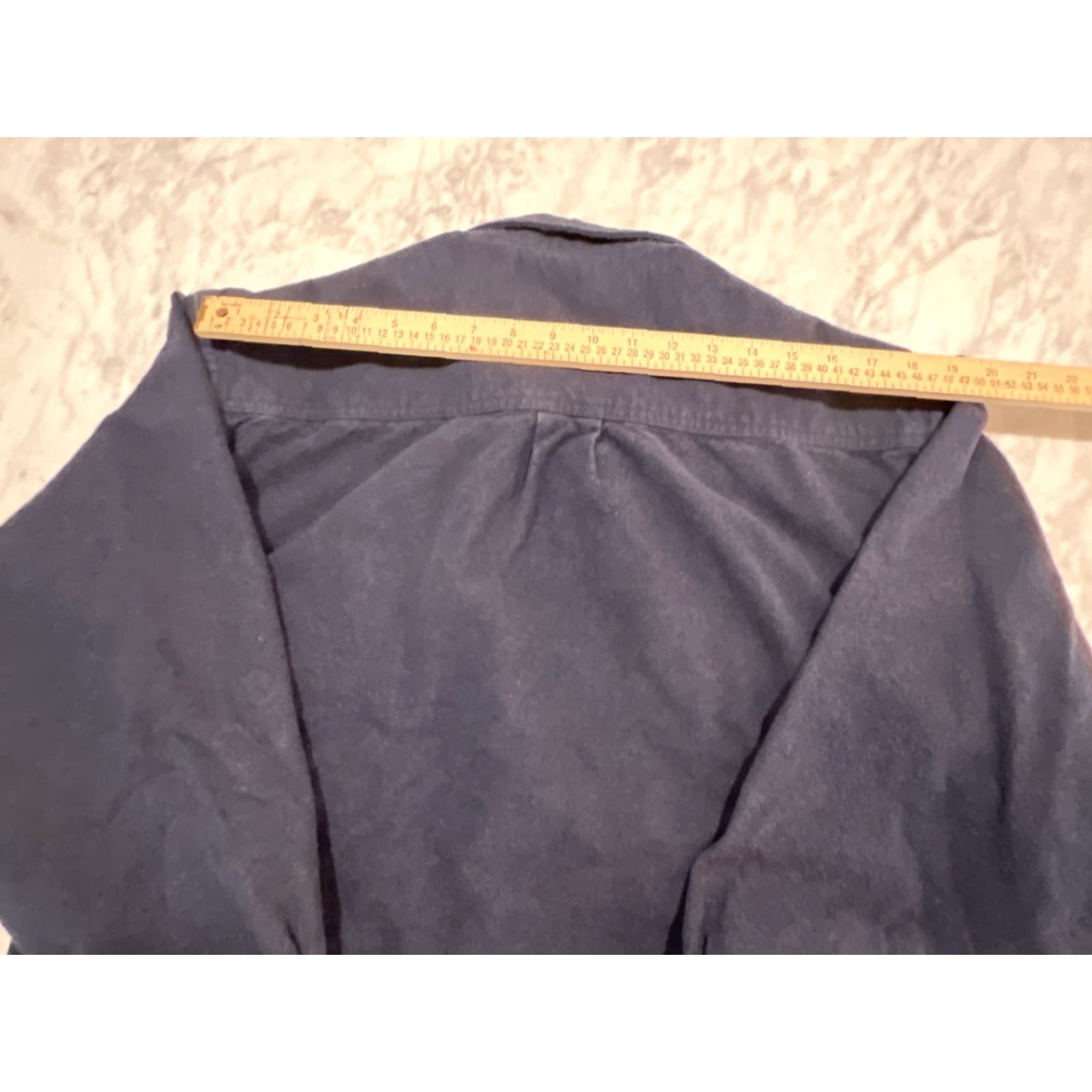 Vintage Field Stream Shirt XL Blue Flannel Chamois Heavy Chore Outdoor Work Mens Button-Up Size US XL / EU 56 / 4 - 8 Thumbnail