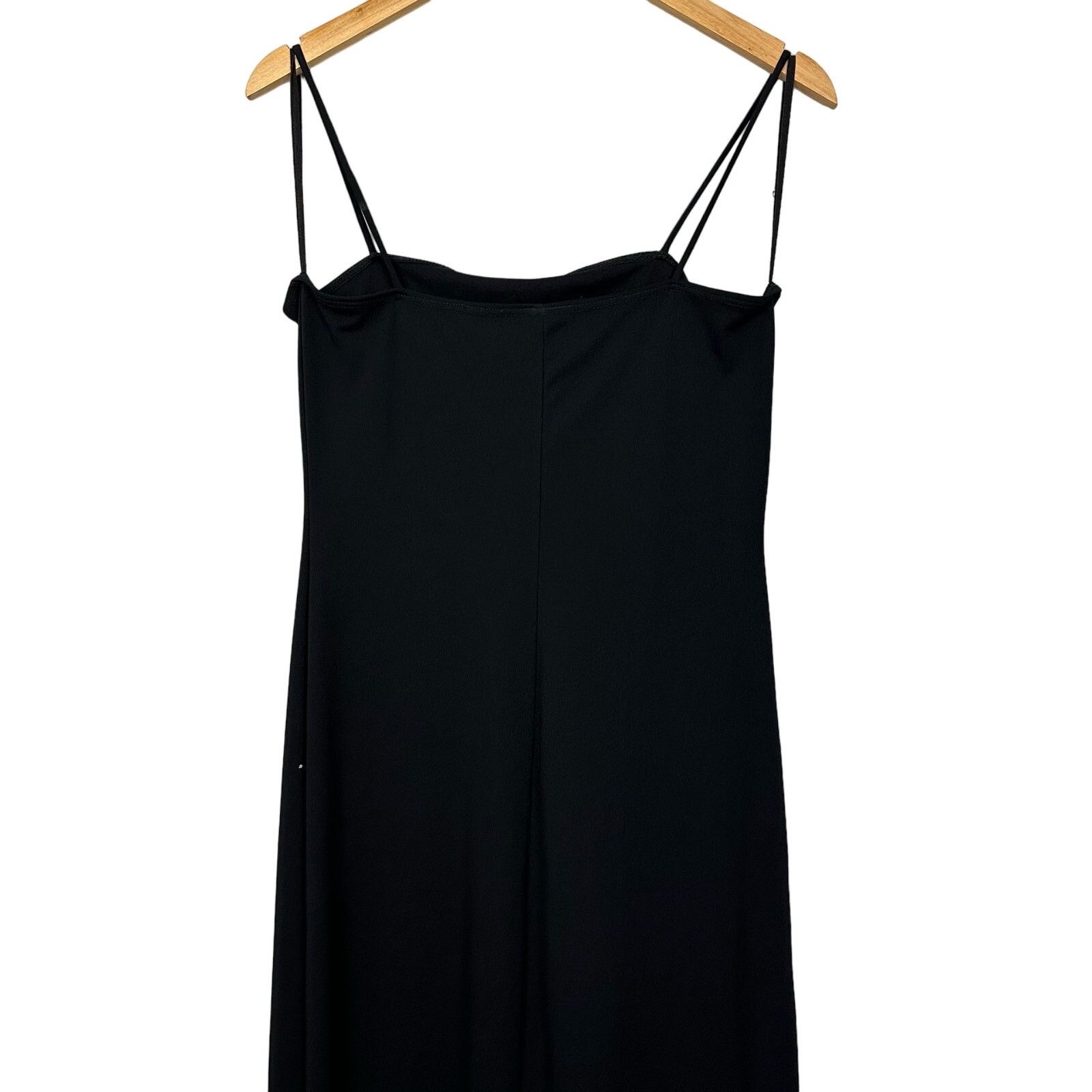 Vintage 90s Vntg Taboo Sequin Black Ruffle High Low Slip Dress Lg Size L / US 10 / IT 46 - 10 Thumbnail